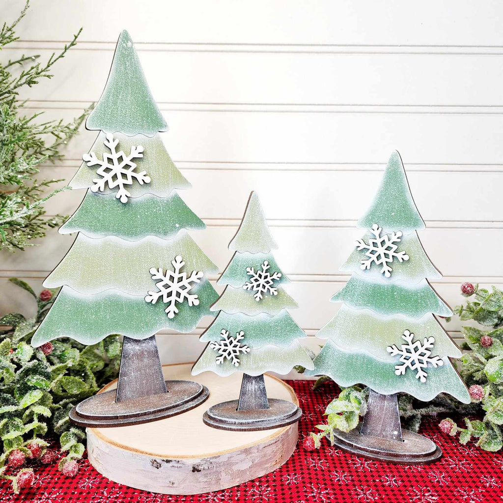 Christmas 3D Tree Trio Tabletop