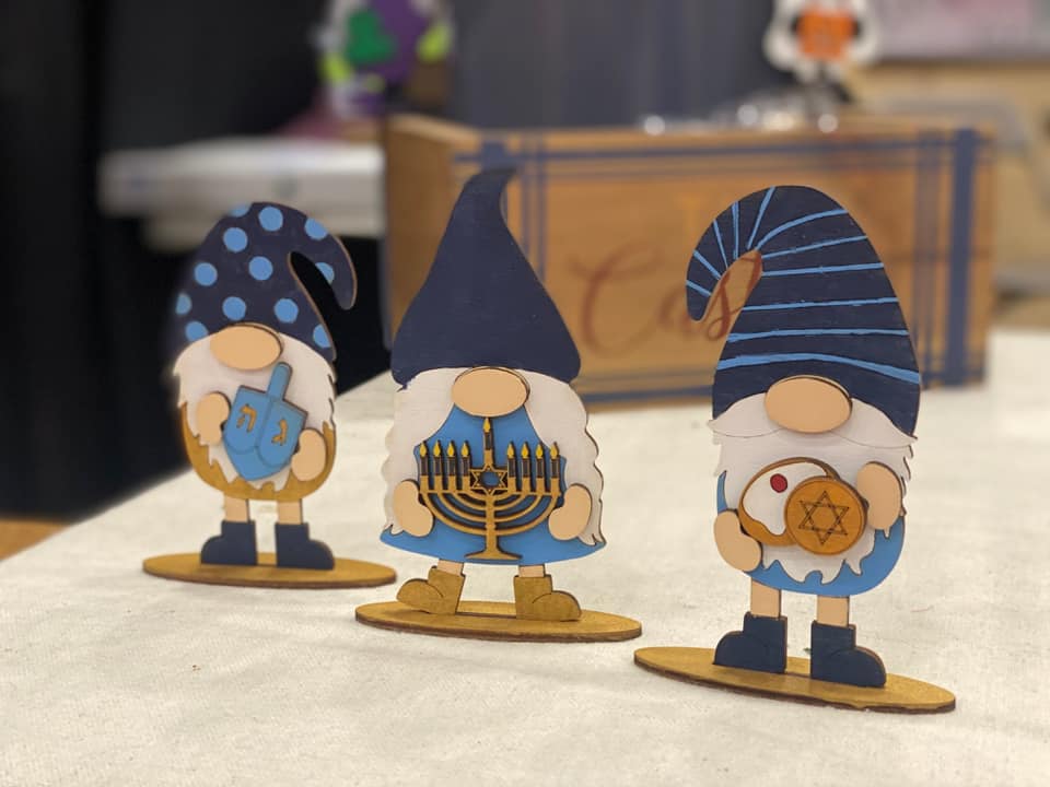 Hanukkah Gnome Trio 3D Gnomes