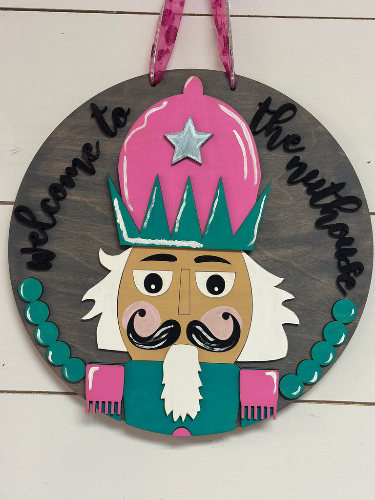 Welcome To The Nuthouse 3D Doorhanger