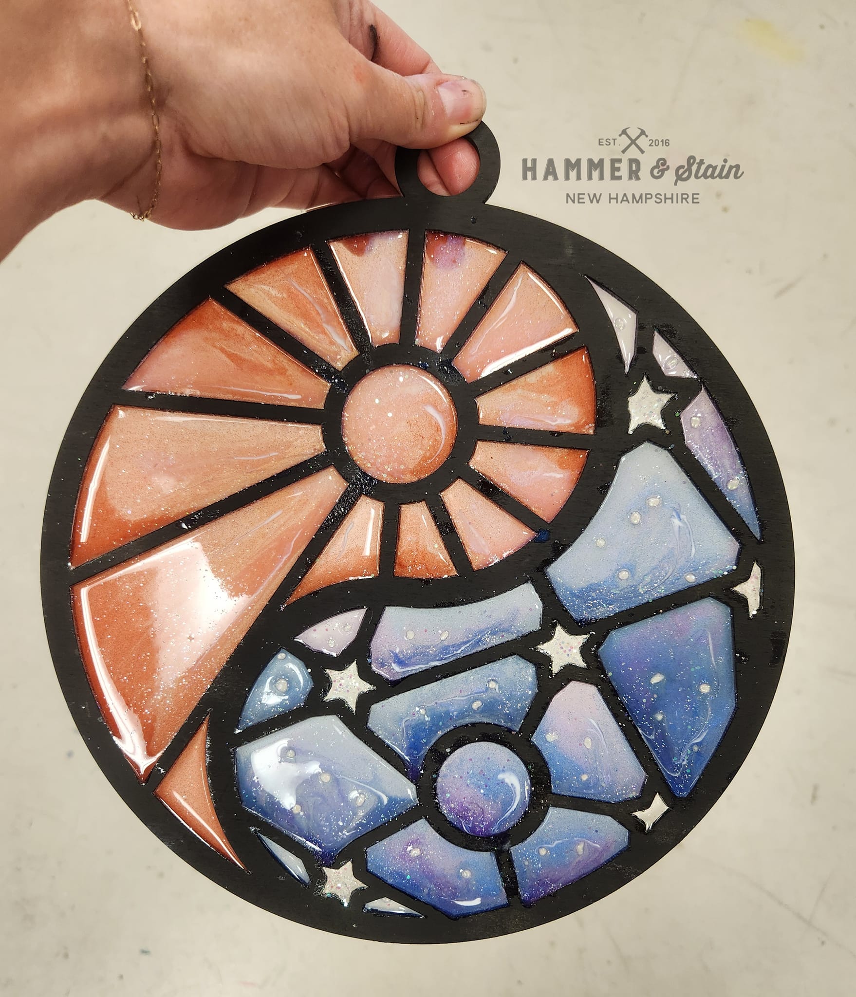 05/08/25 6:00pm Faux Stained Glass Workshop