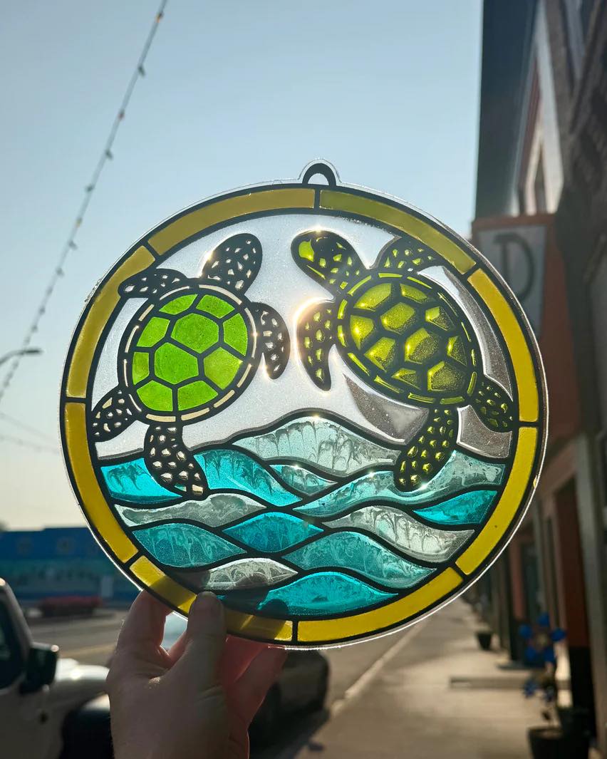 08/22/25 6:00pm Fall & Classic Faux Stained Glass Workshop