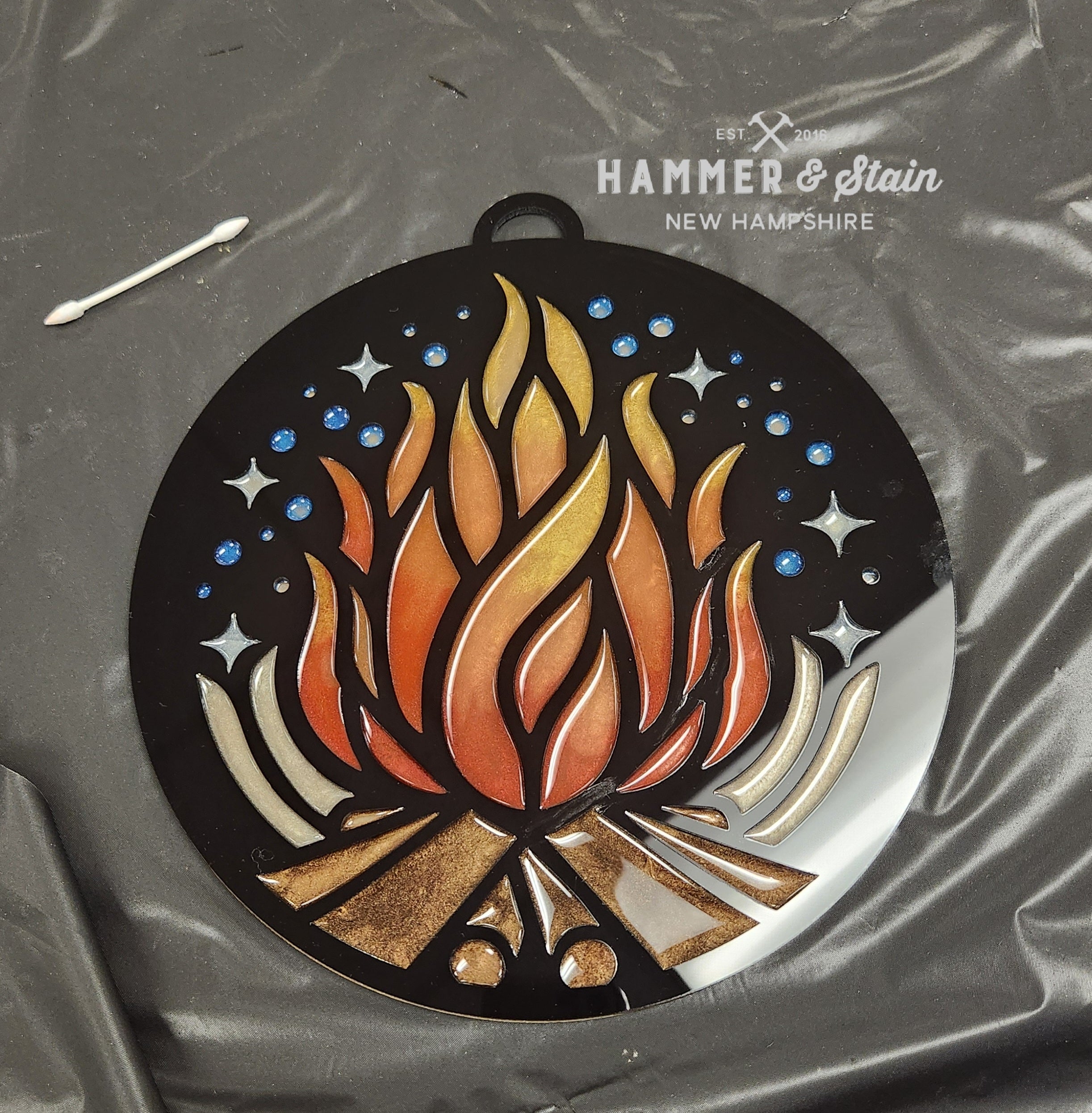 08/22/25 6:00pm Fall & Classic Faux Stained Glass Workshop