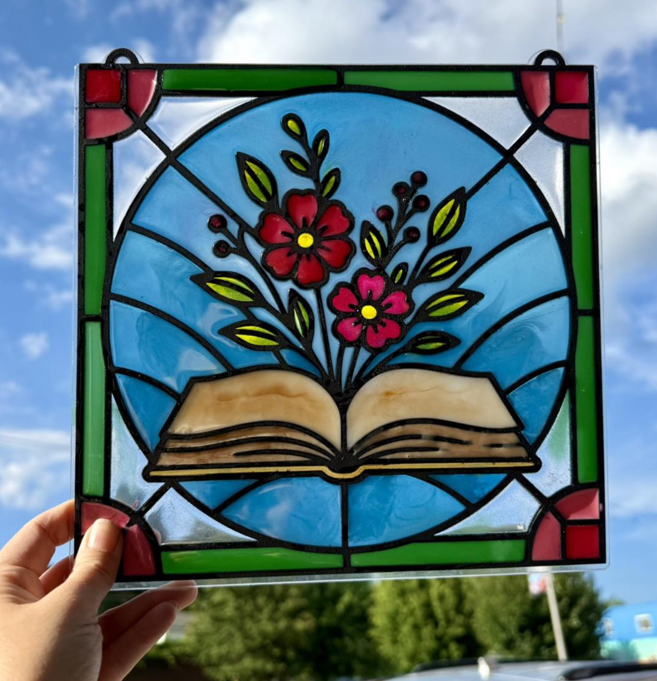 08/22/25 6:00pm Fall & Classic Faux Stained Glass Workshop
