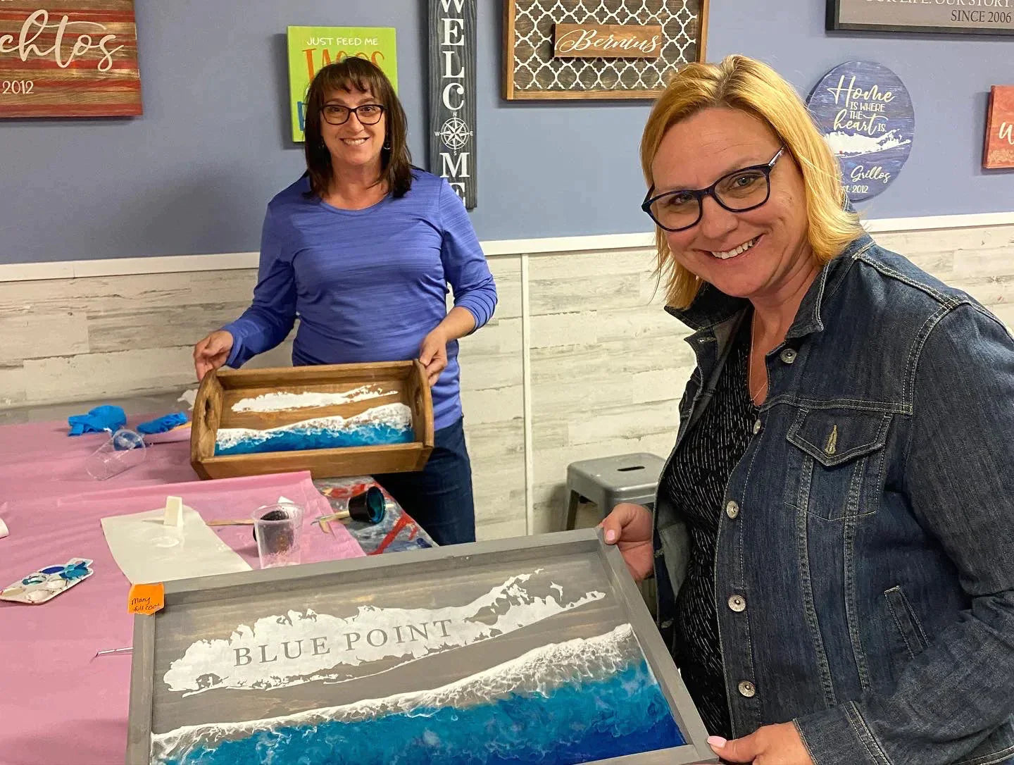 01/17/25 6:00pm Gina's Table reservation - Resin Pour @ Ronkonkoma