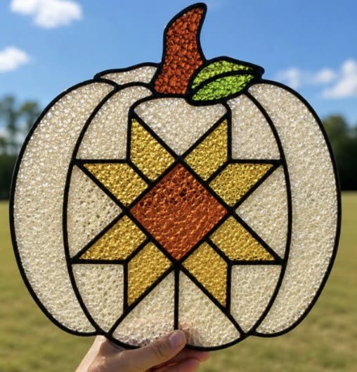 09/30/26 6:00pm Fall & Classic Faux Stained Glass Suncatchers @ Ronkonkoma