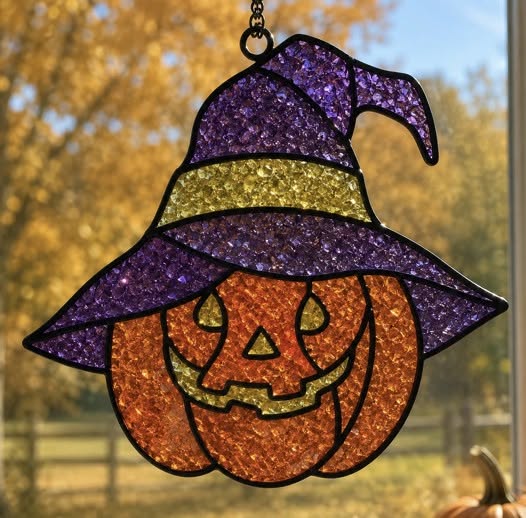 09/30/26 6:00pm Fall & Classic Faux Stained Glass Suncatchers @ Ronkonkoma