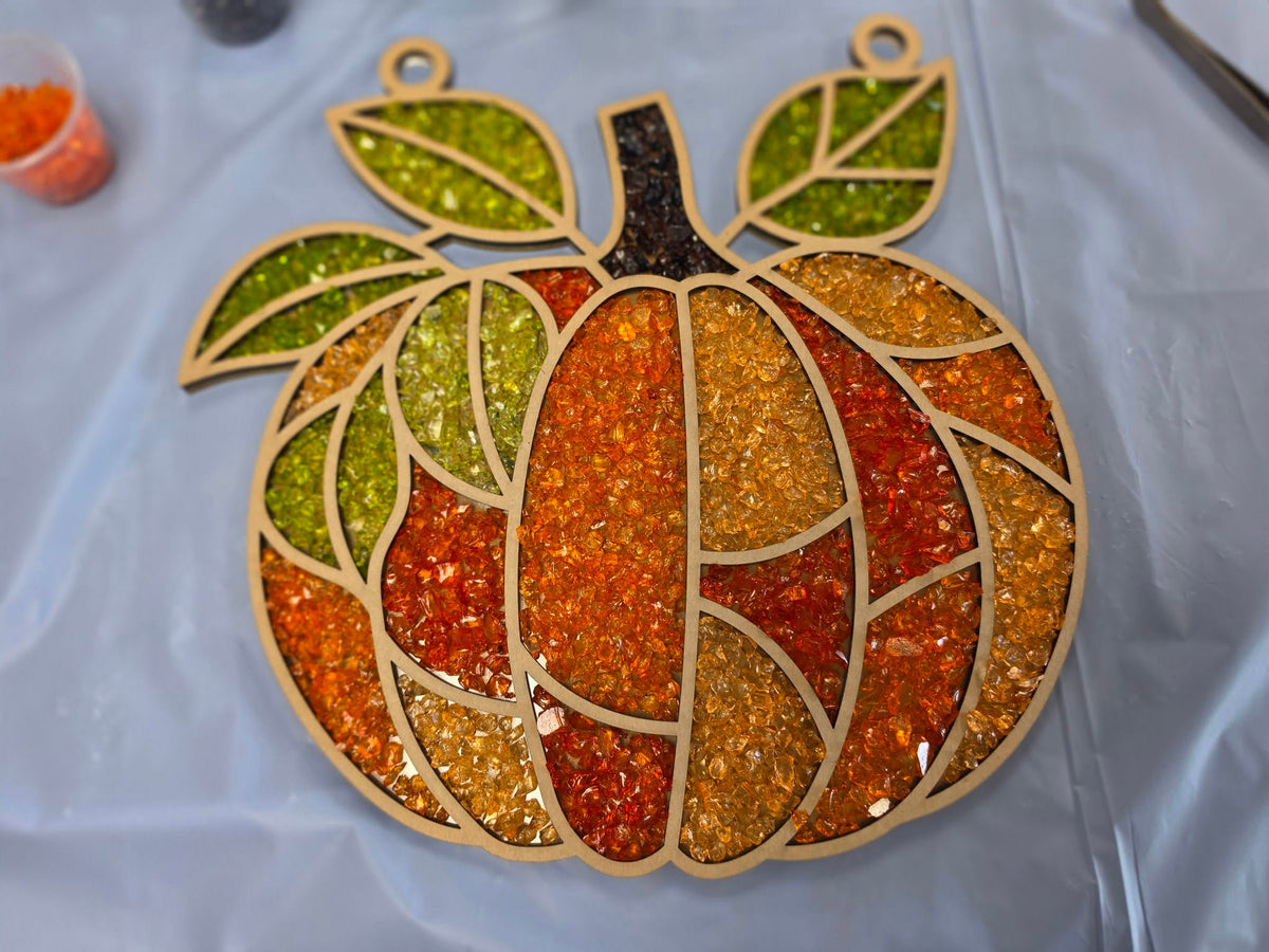 10/21/26 6:00pm Fall & Classic Faux Stained Glass Suncatchers @ Ronkonkoma