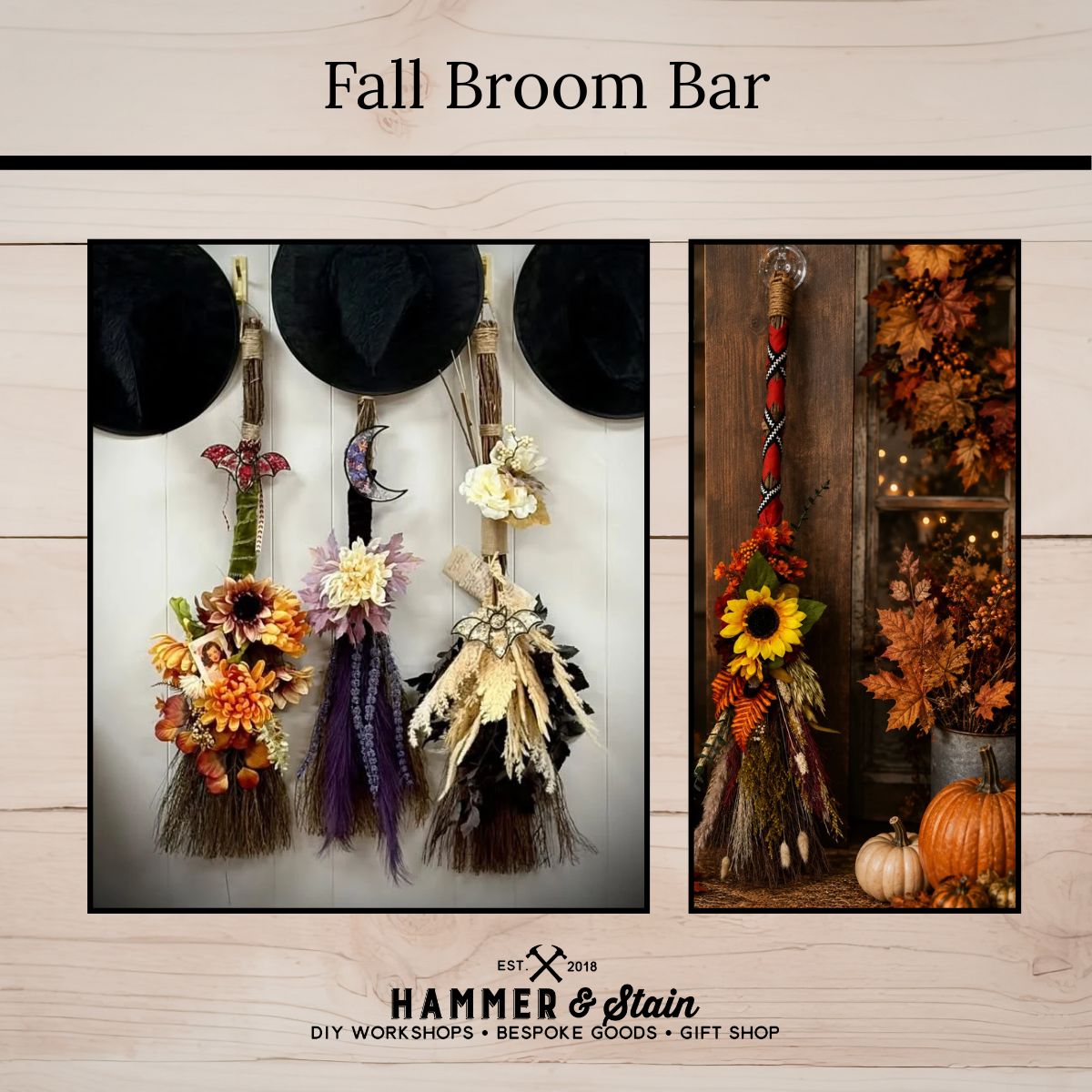 09/26/26 12:00pm Fall Broom Bar @ Ronkonkoma