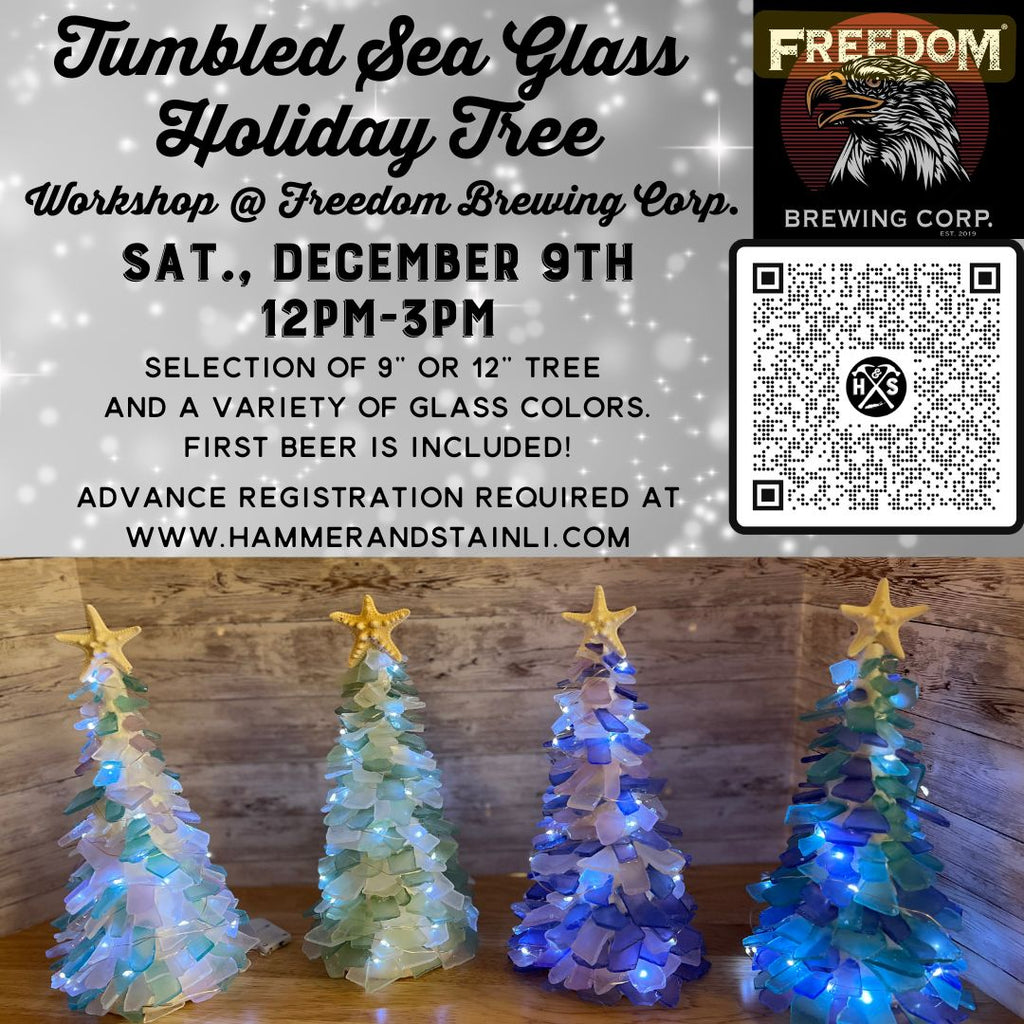 Christmas/Holiday Sea Glass Craft Night - Foundation Brewing & Pizza