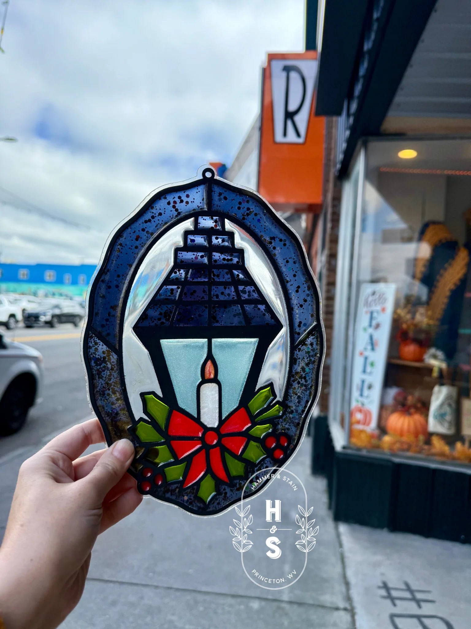 11/13/25 6:00pm Holiday Faux Stained Glass @ Sayville