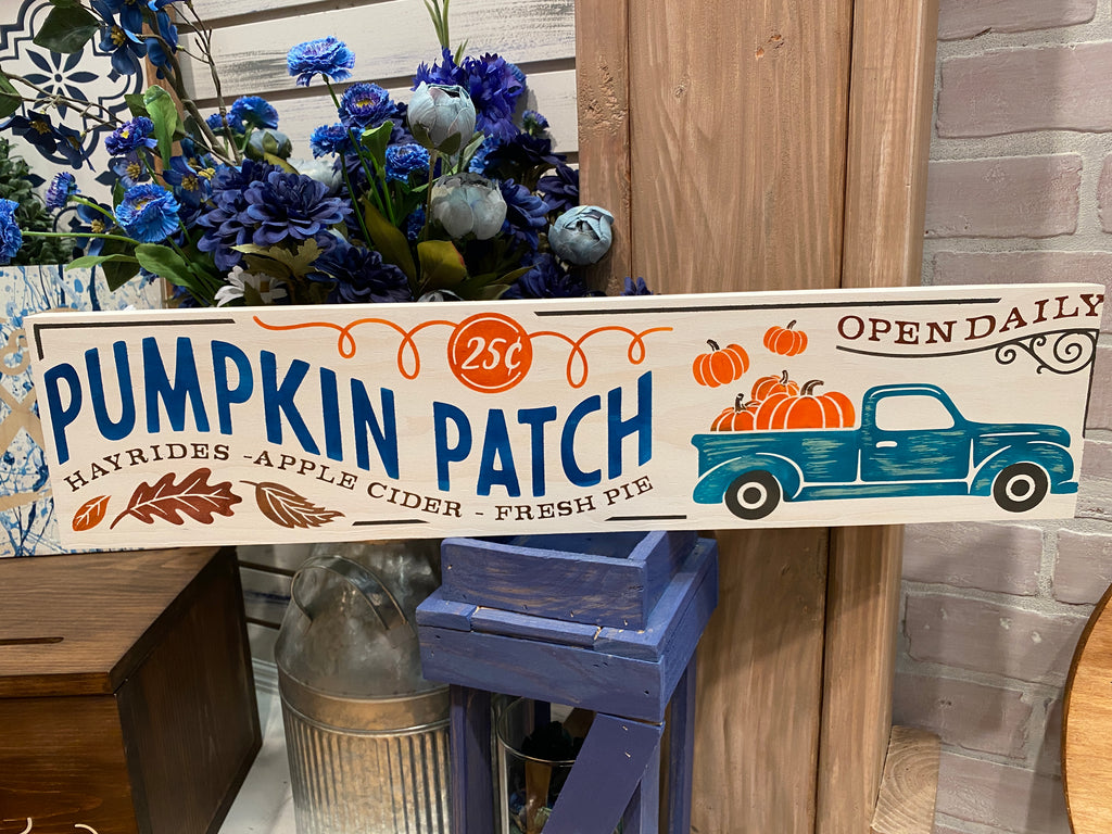 Welcome Fall & Halloween: Planks, Pallets & Rounds