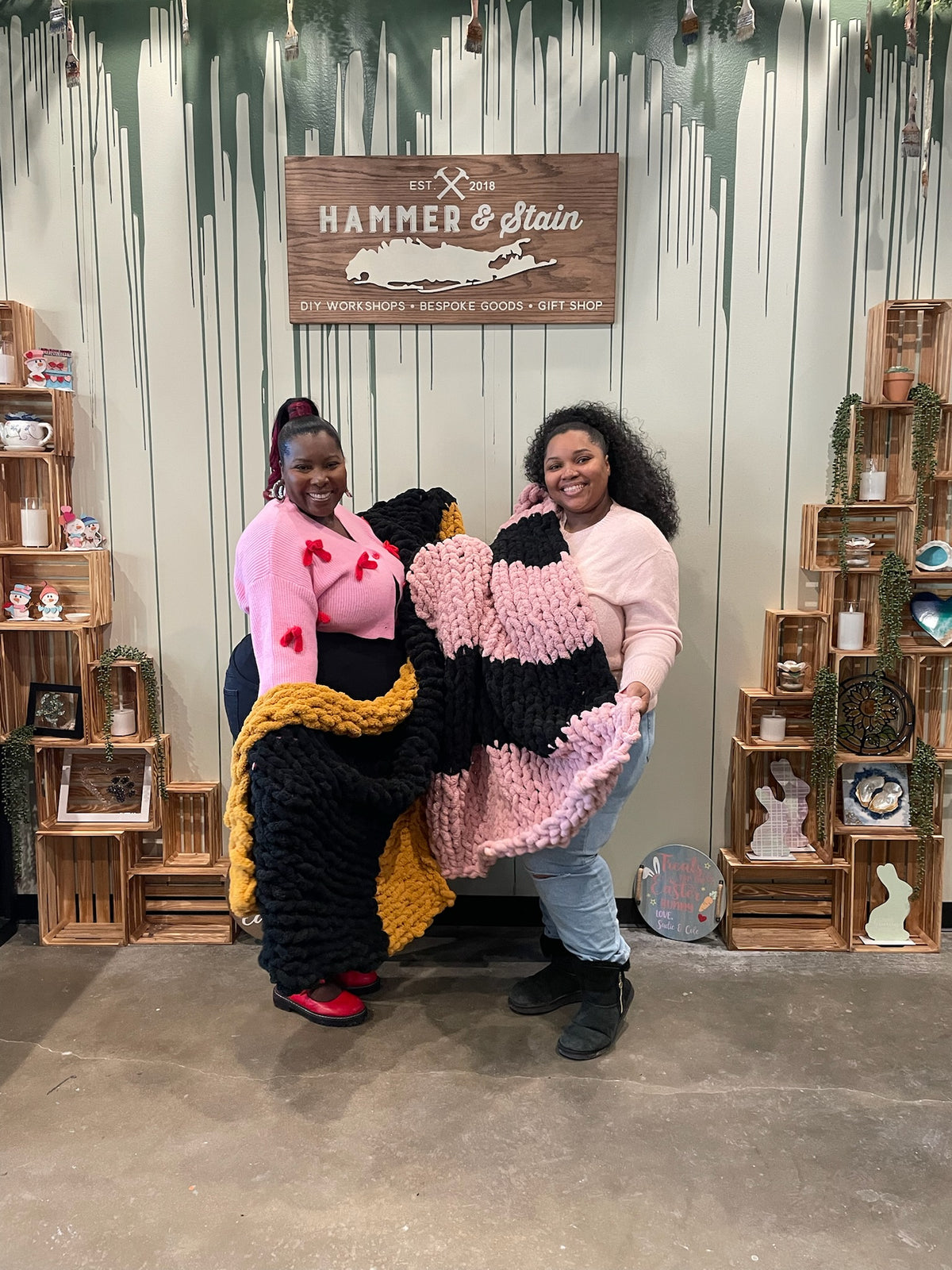 10/27/26 6:30pm Cozy Knit Blanket Workshop @ Ronkonkoma