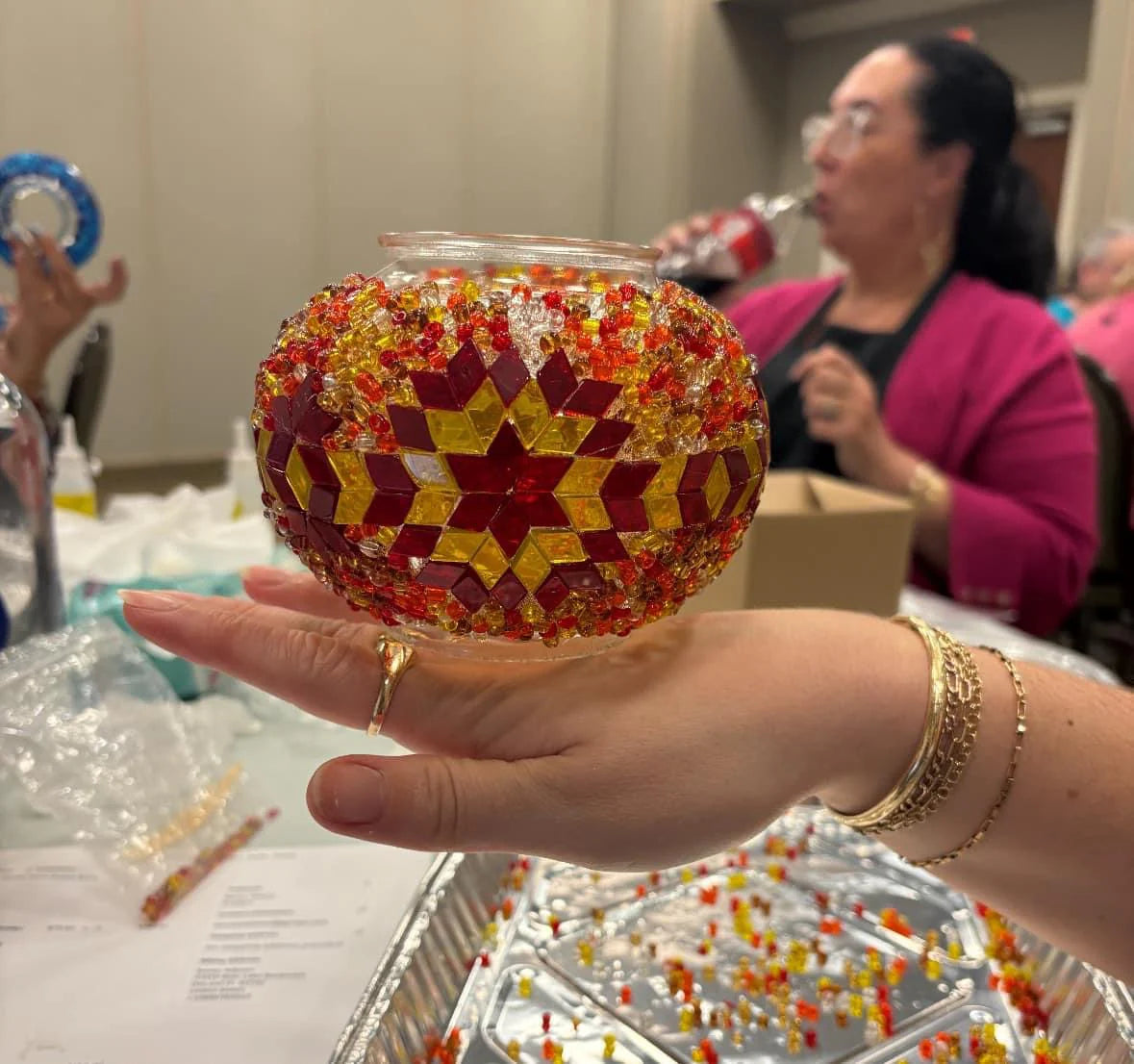 05/14/25 6:00pm Mosaic Lamp Workshop