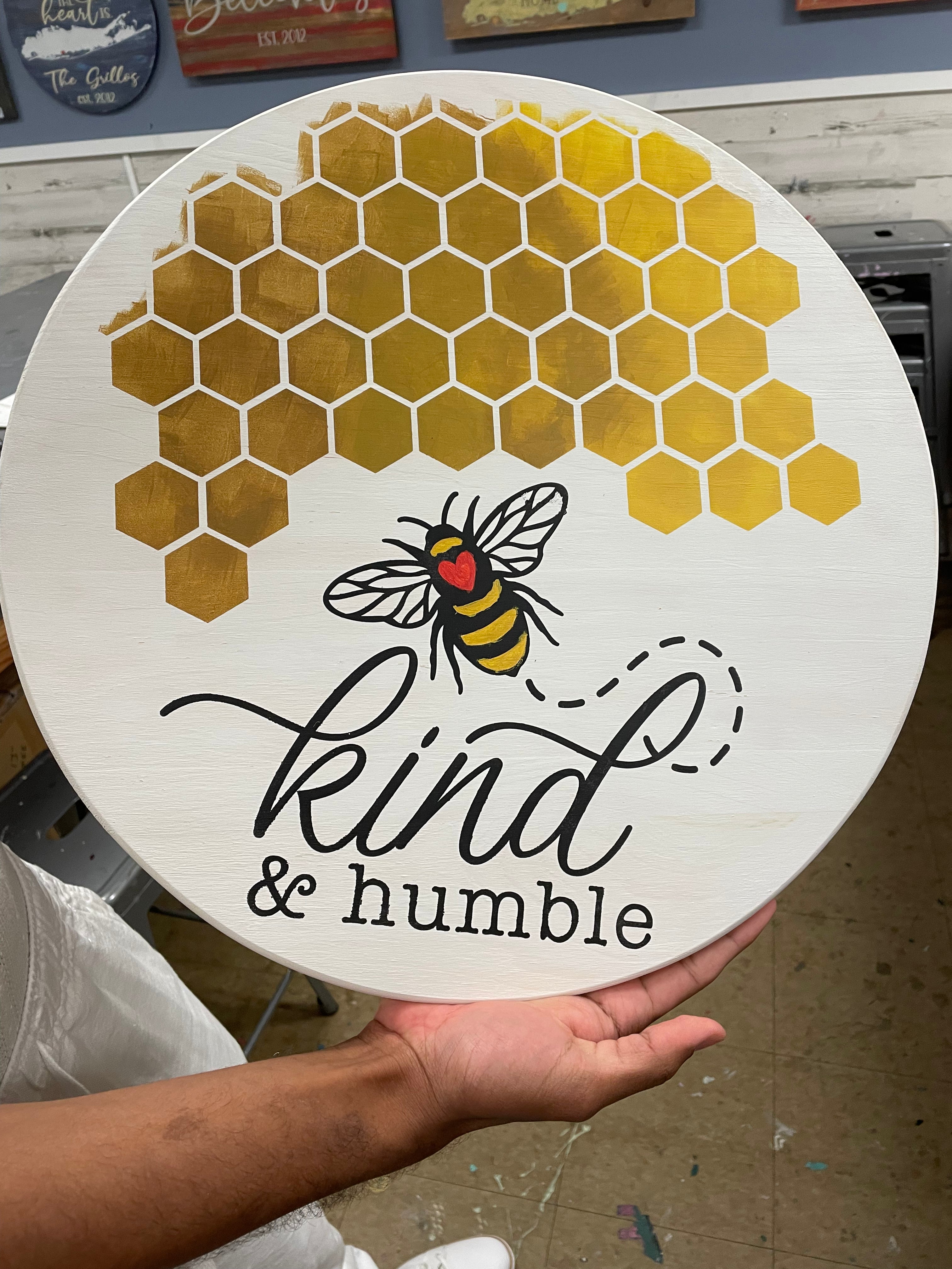 Bee Kind & Humble Round