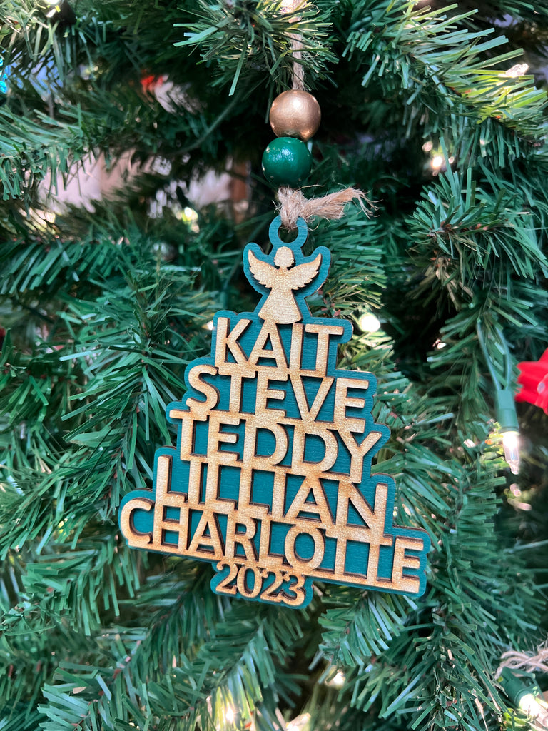 Name Tree Ornament