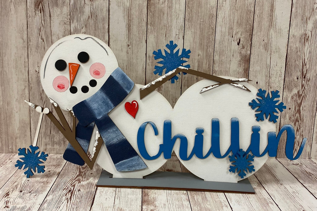 Chillin Snowman 3D Tabletop