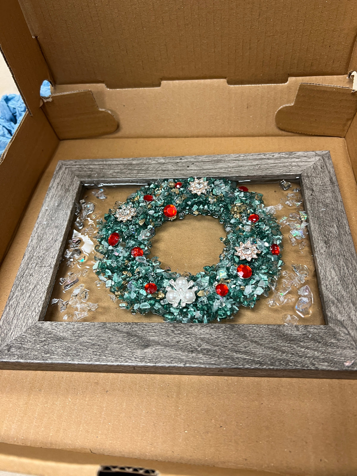11/13/26 6:00pm Winter Crushed Glass Resinscape Frames @ Ronkonkoma