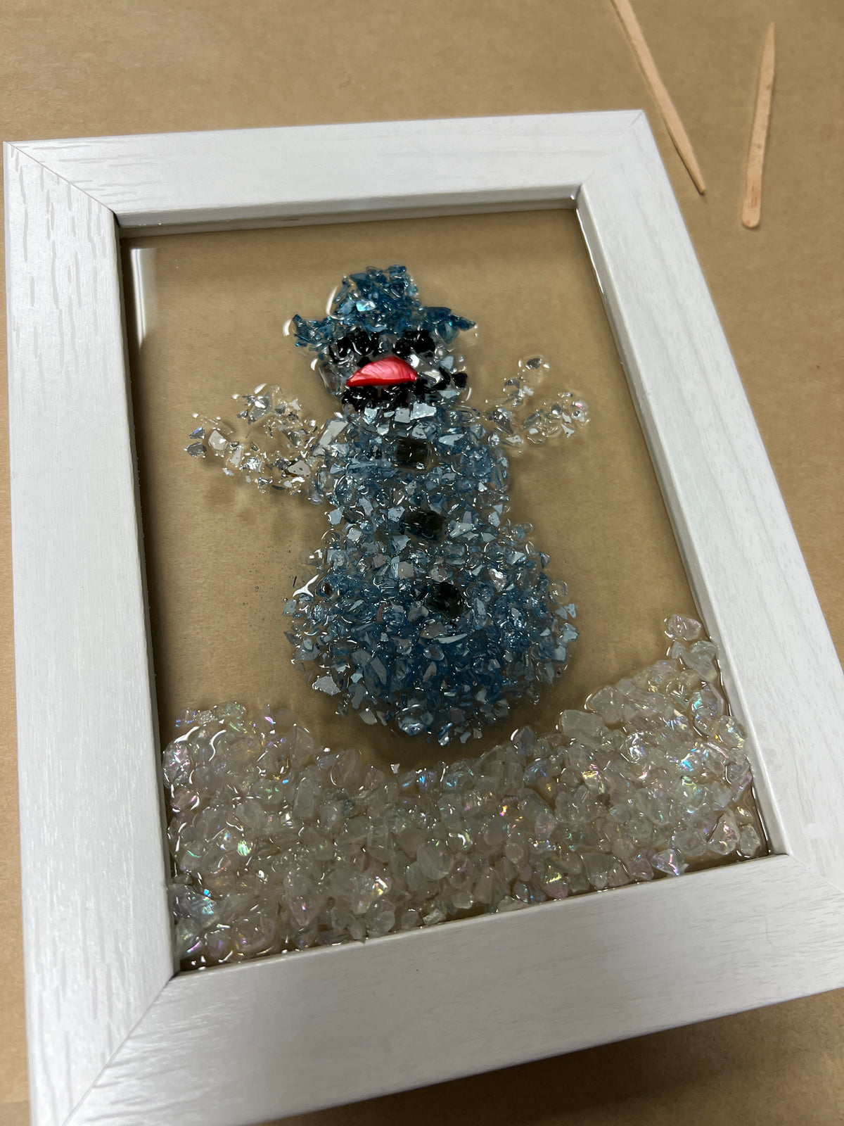 11/13/26 6:00pm Winter Crushed Glass Resinscape Frames @ Ronkonkoma
