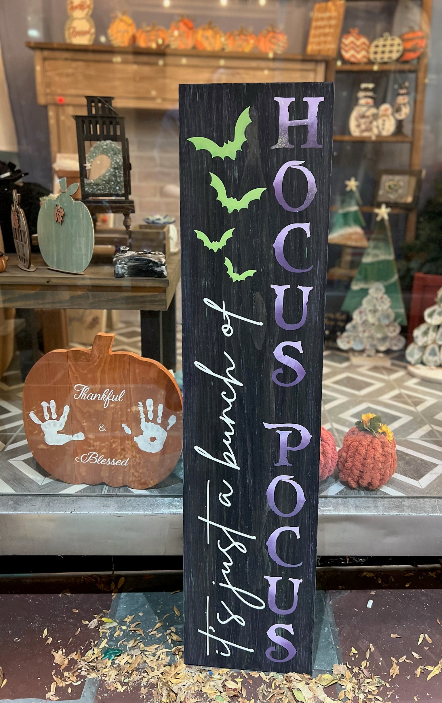 It's Just A Bunch of Hocus Pocus Porch Plank