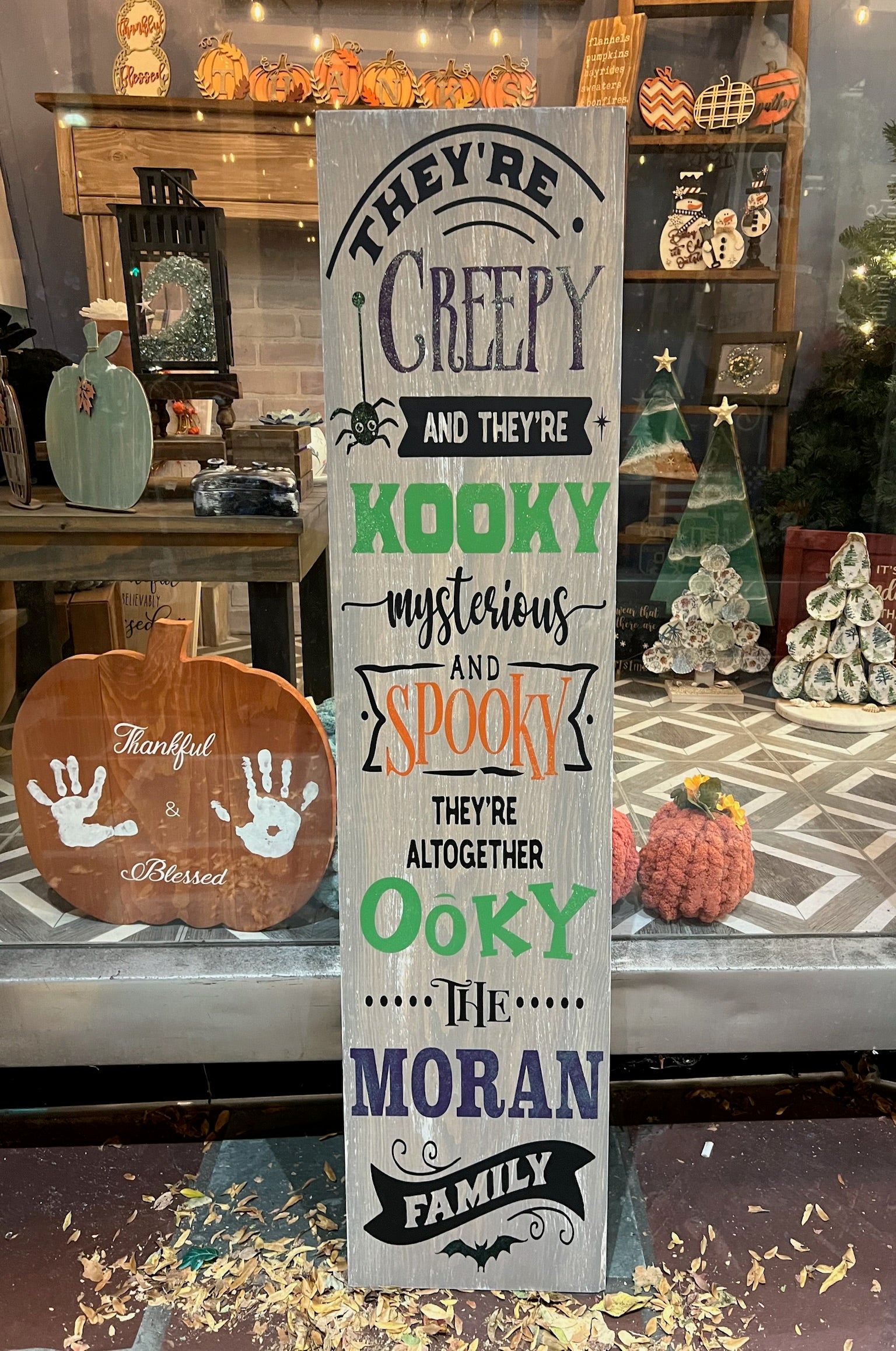 They're Creepy and They're Cooky Porch Plank