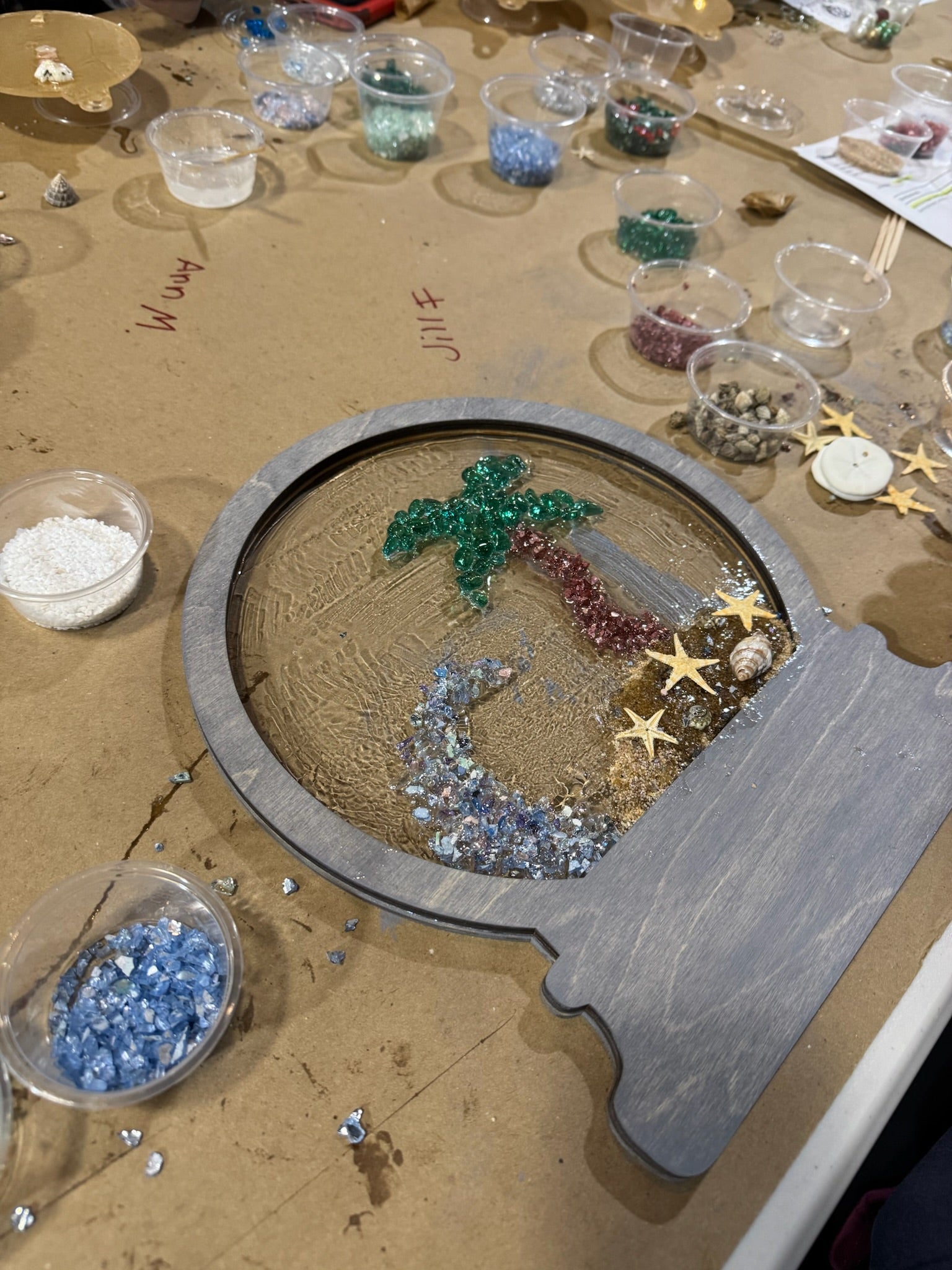 11/30/25 11:30am Crushed Glass Snow Globes & Trees @ Sayville