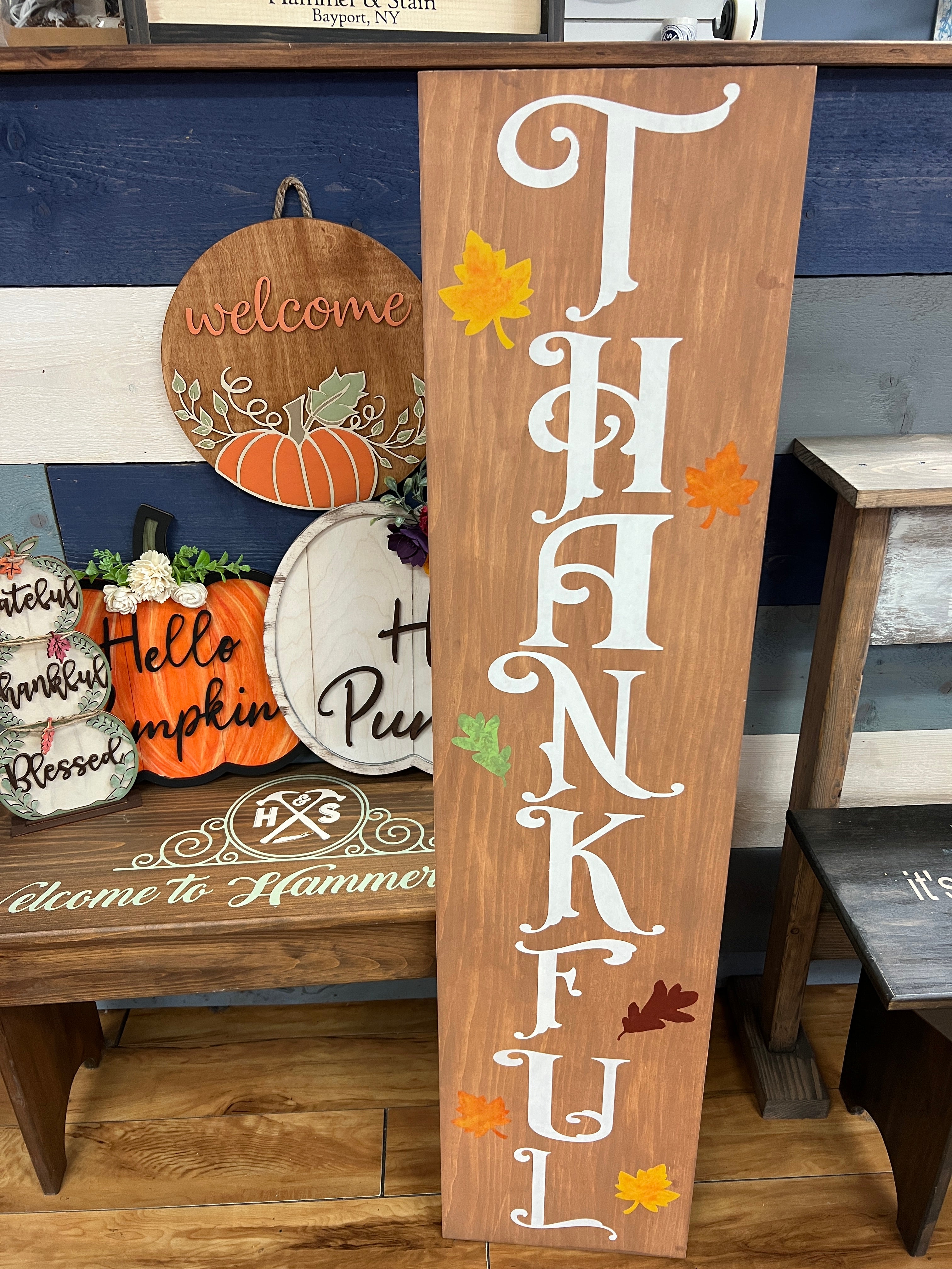 Thankful Porch Plank