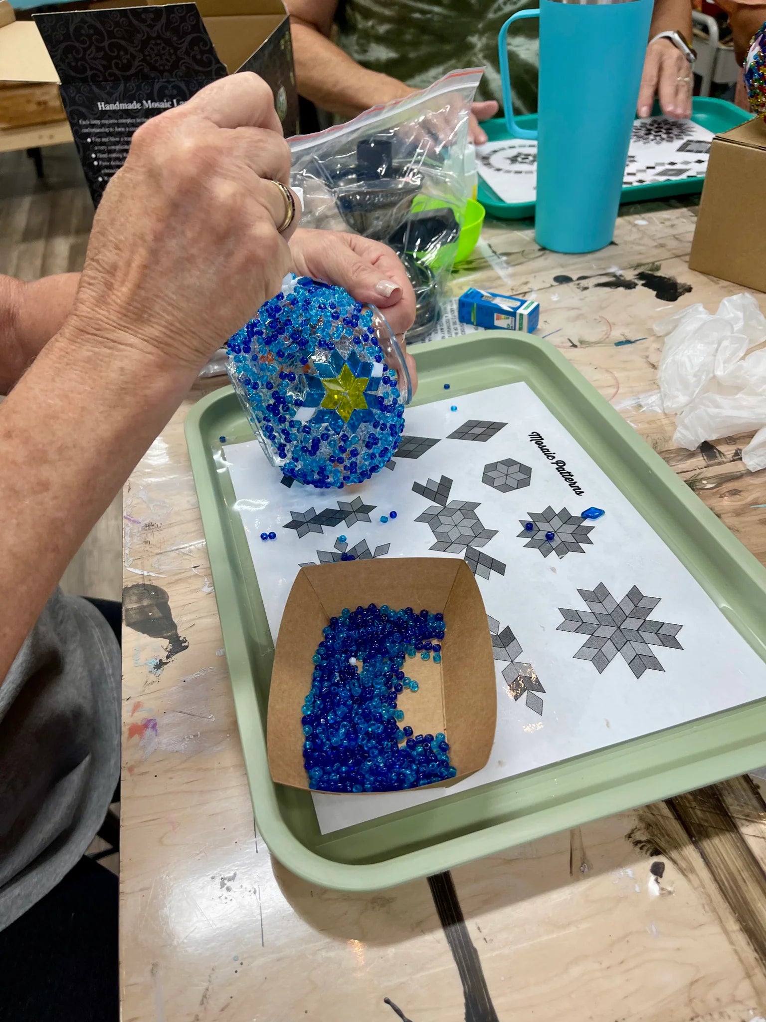 05/14/25 6:00pm Mosaic Lamp Workshop