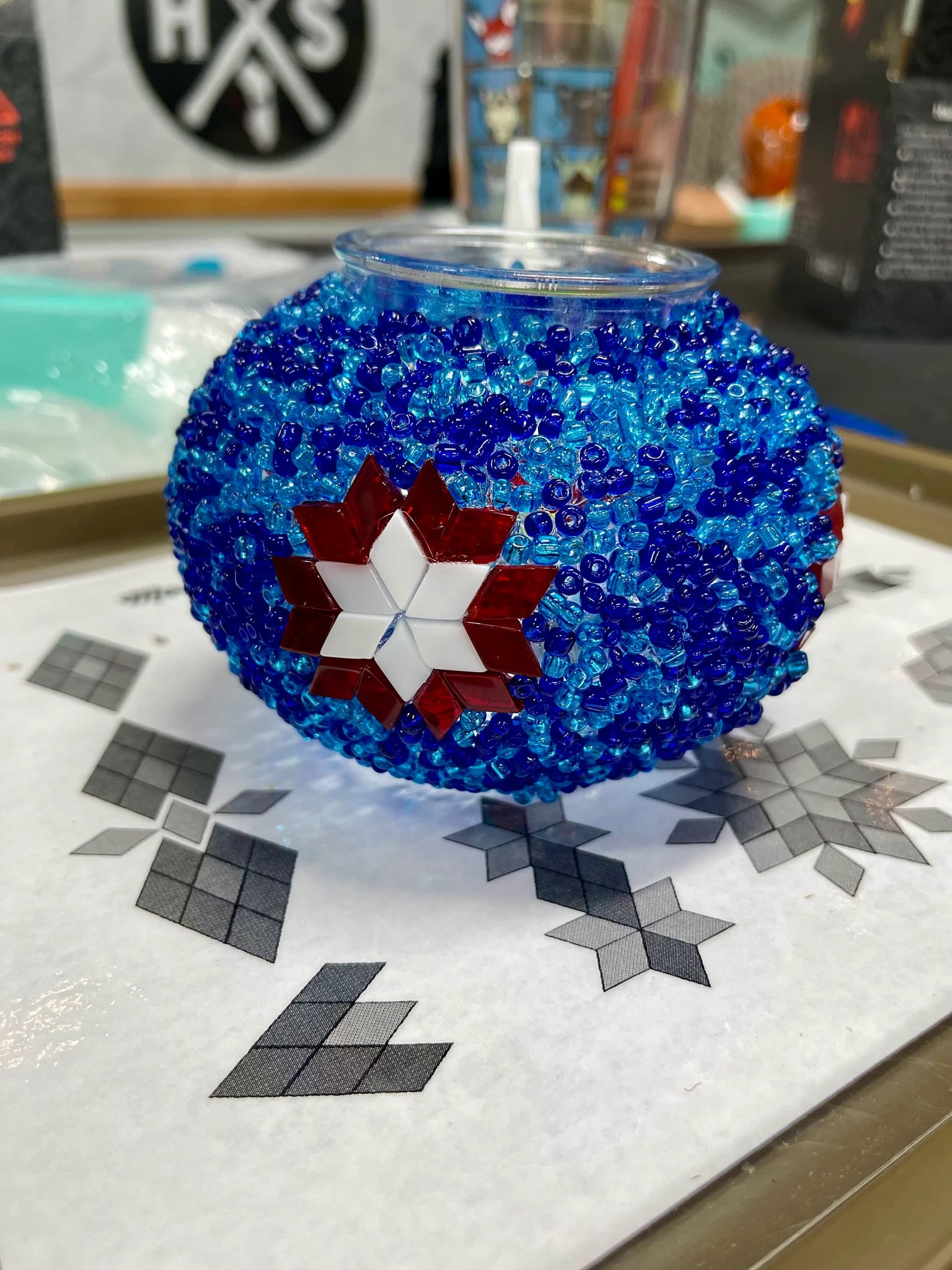 05/14/25 6:00pm Mosaic Lamp Workshop