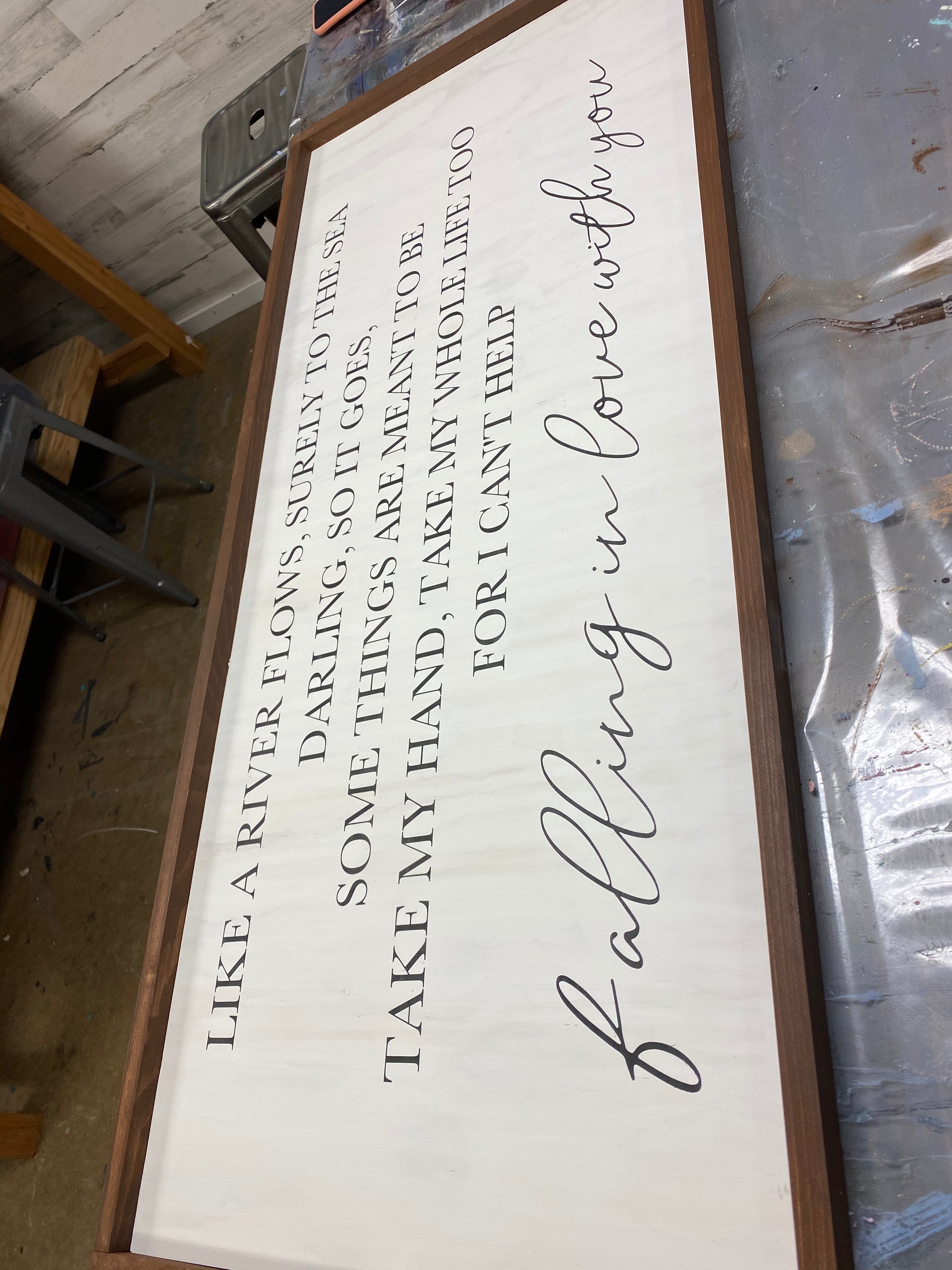 02/06/26 6:00pm Custom Lyric Sign Workshop @ Ronkonkoma