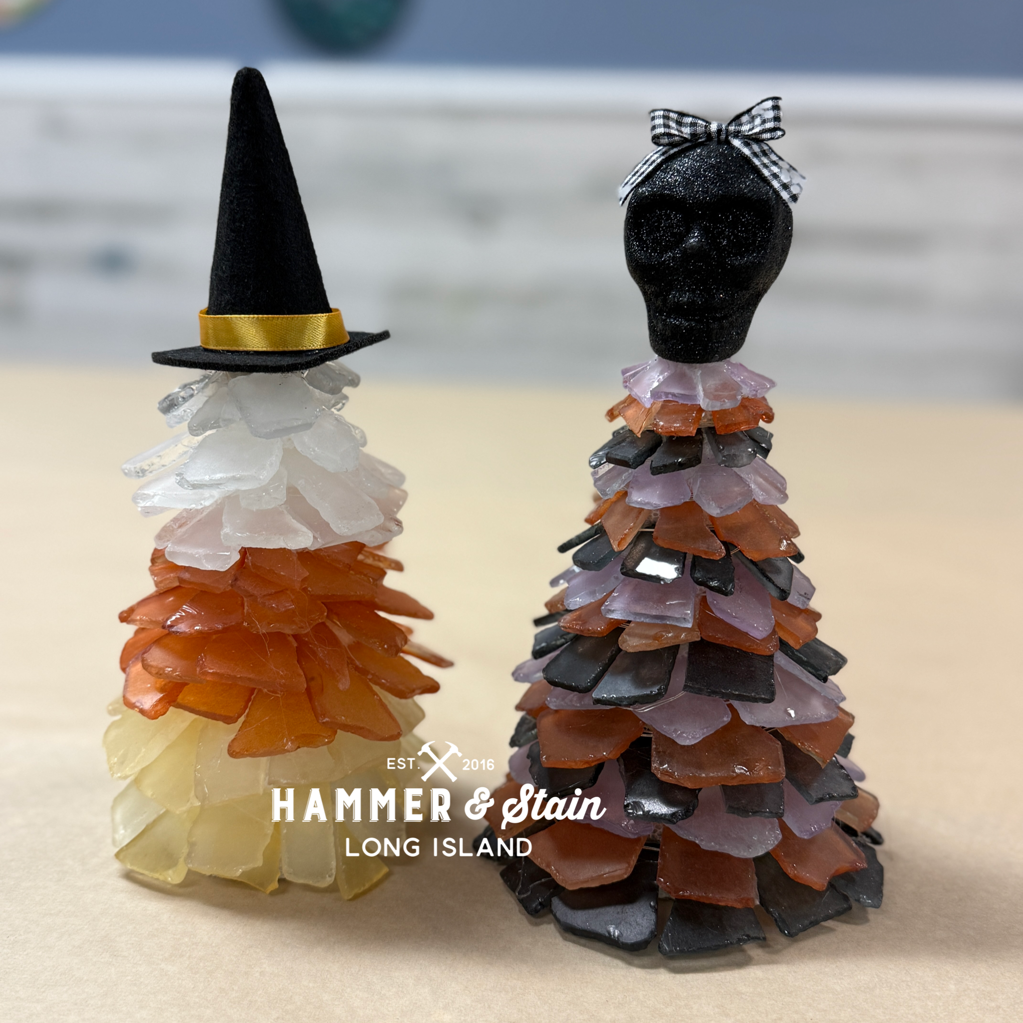 09/12/25 6:00pm Tumbled Sea Glass Trees *FALL EDITION*