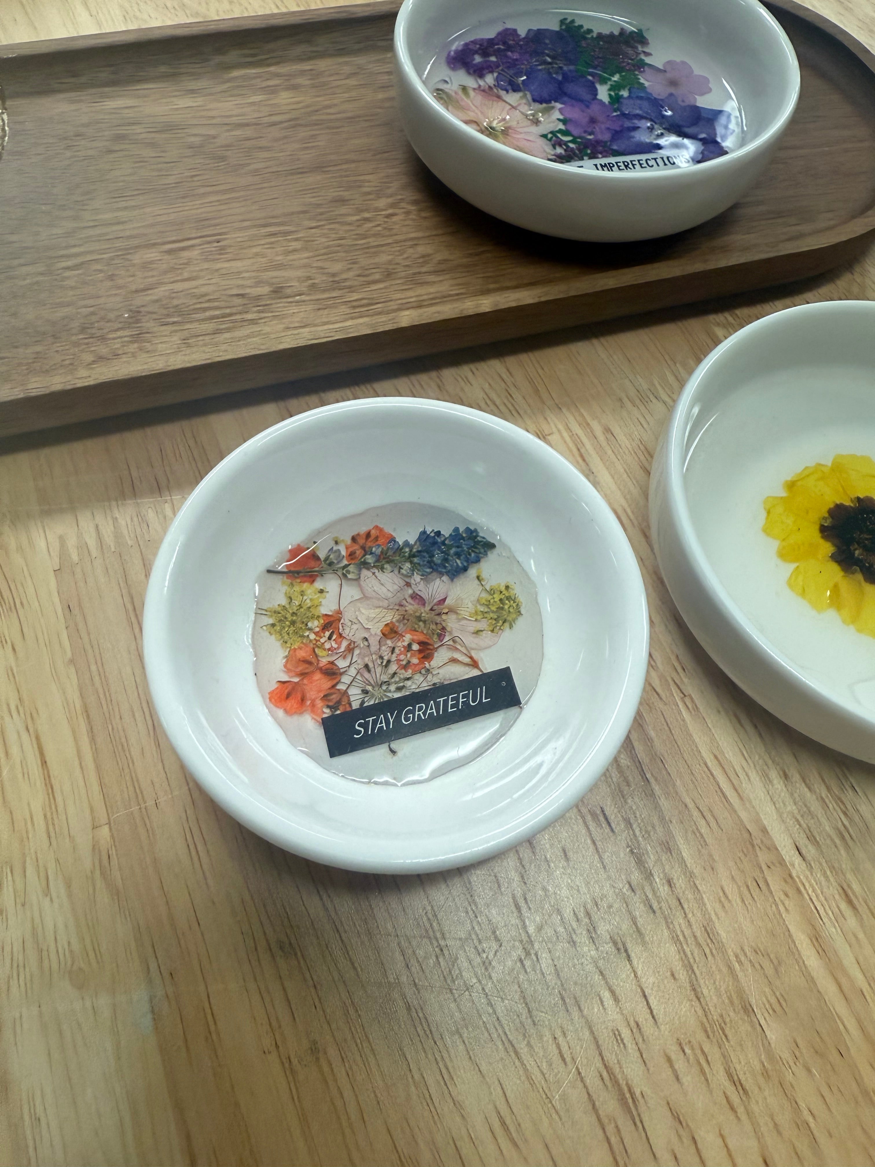 05/16/25 6:00pm Pressed Flower Trinkets & Tray Workshop