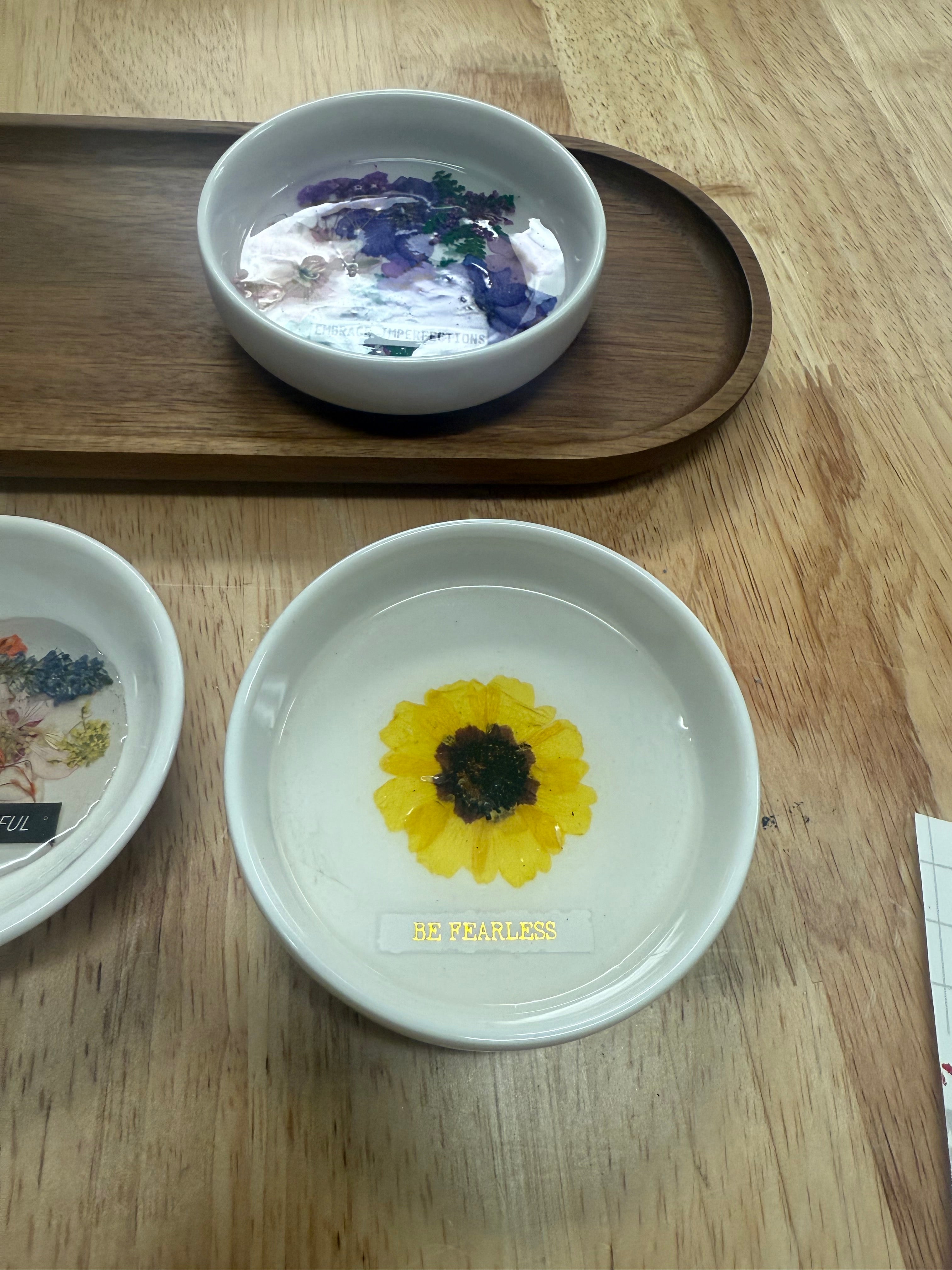 05/16/25 6:00pm Pressed Flower Trinkets & Tray Workshop