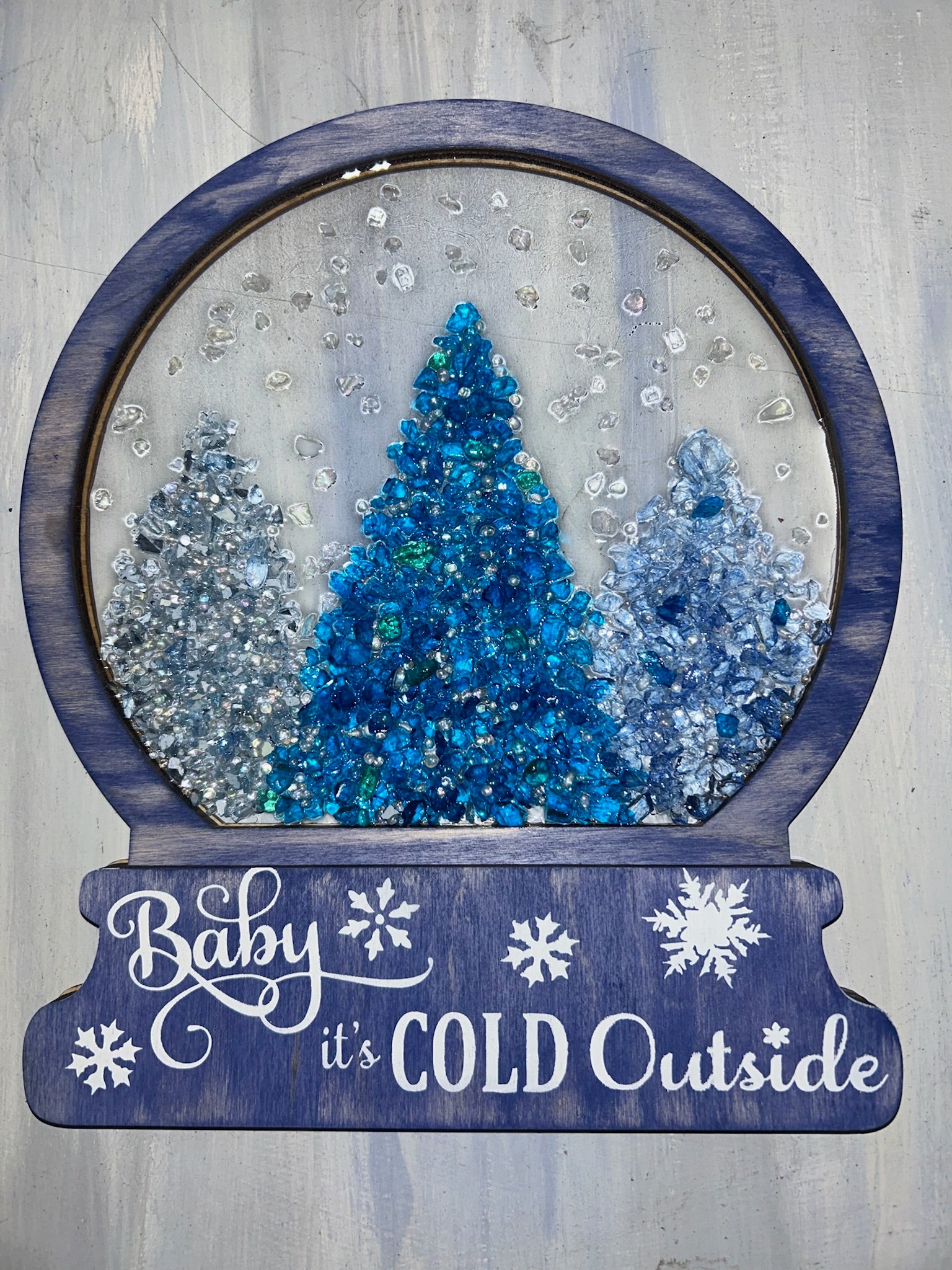 11/30/25 11:30am Crushed Glass Snow Globes & Trees @ Sayville