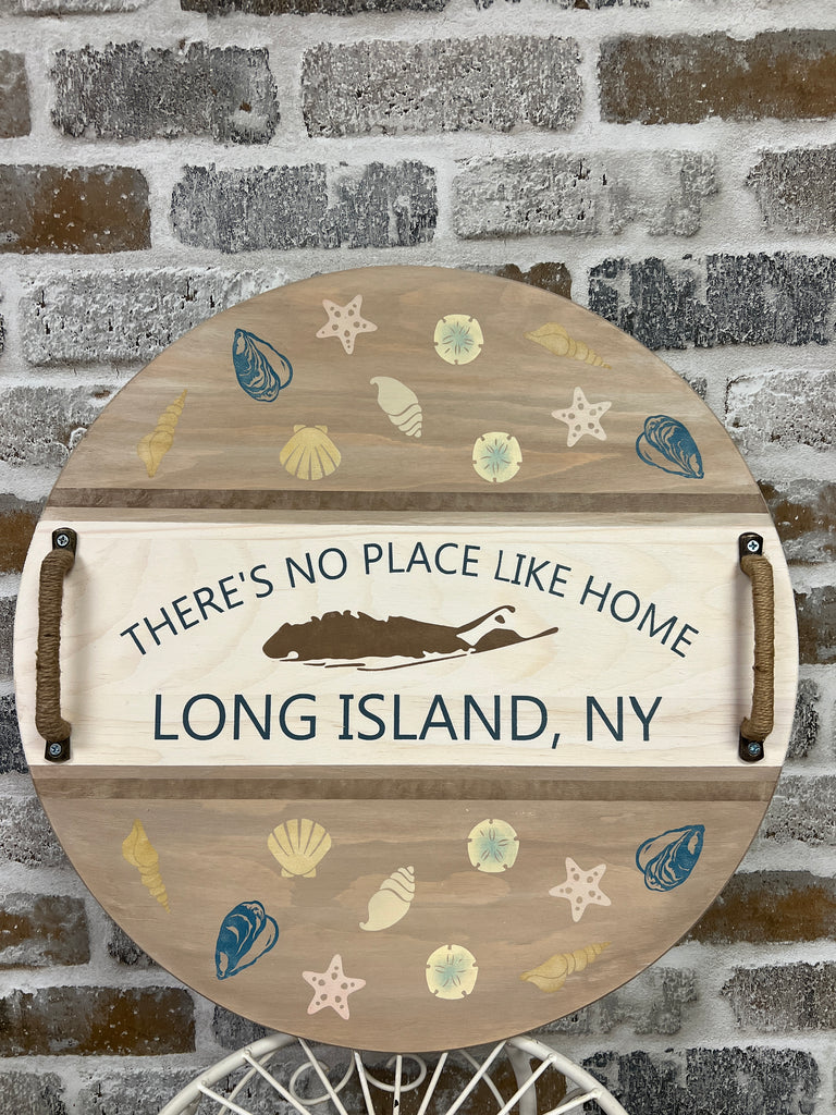 There's No Place Like Home Round Tray