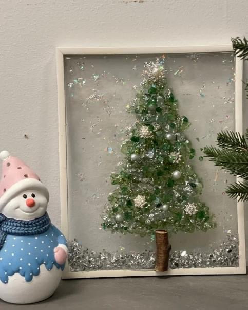 12/12/23 6:30pm Holidayscapes Resin Workshop