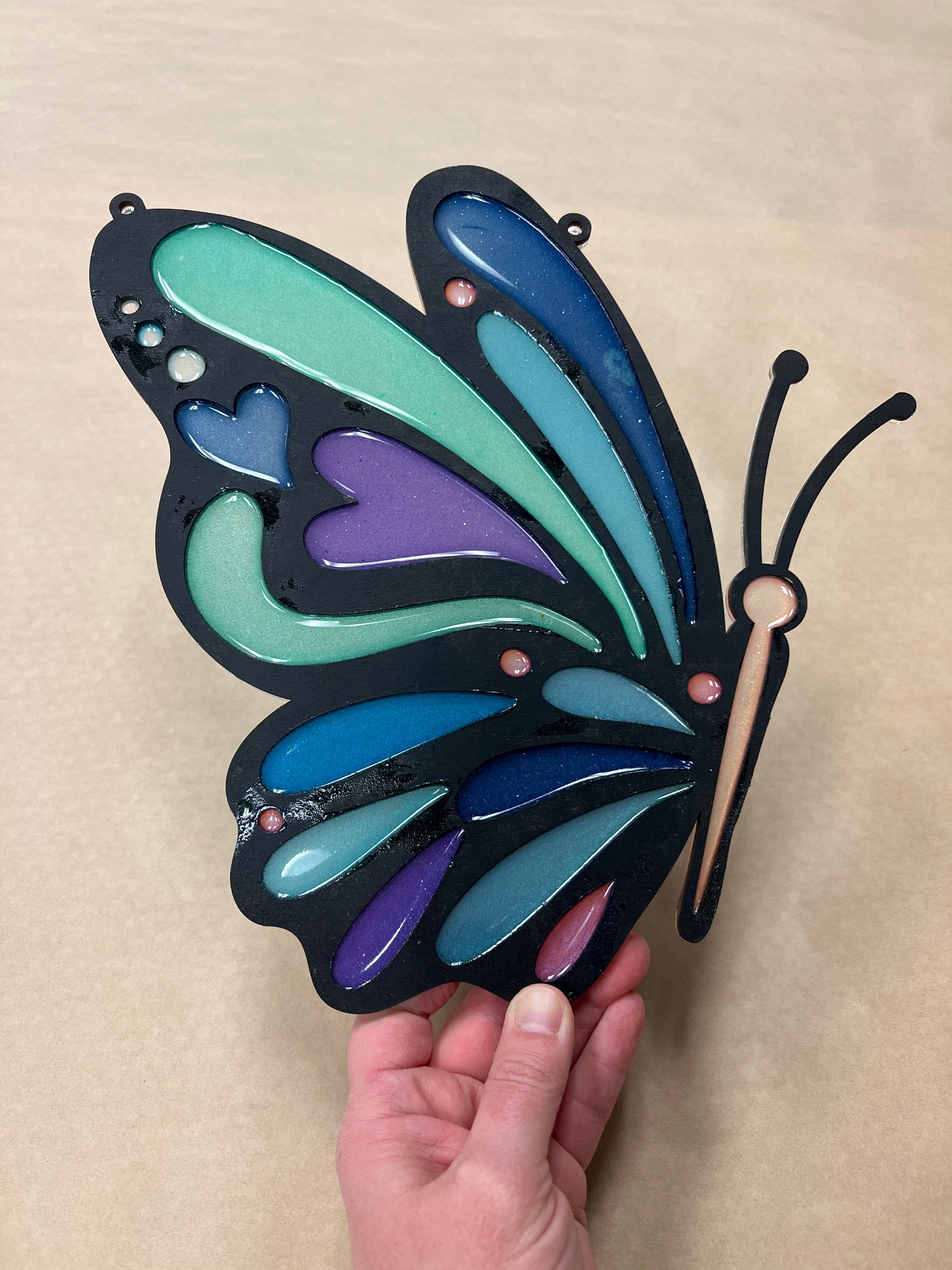 05/08/25 6:00pm Faux Stained Glass Workshop