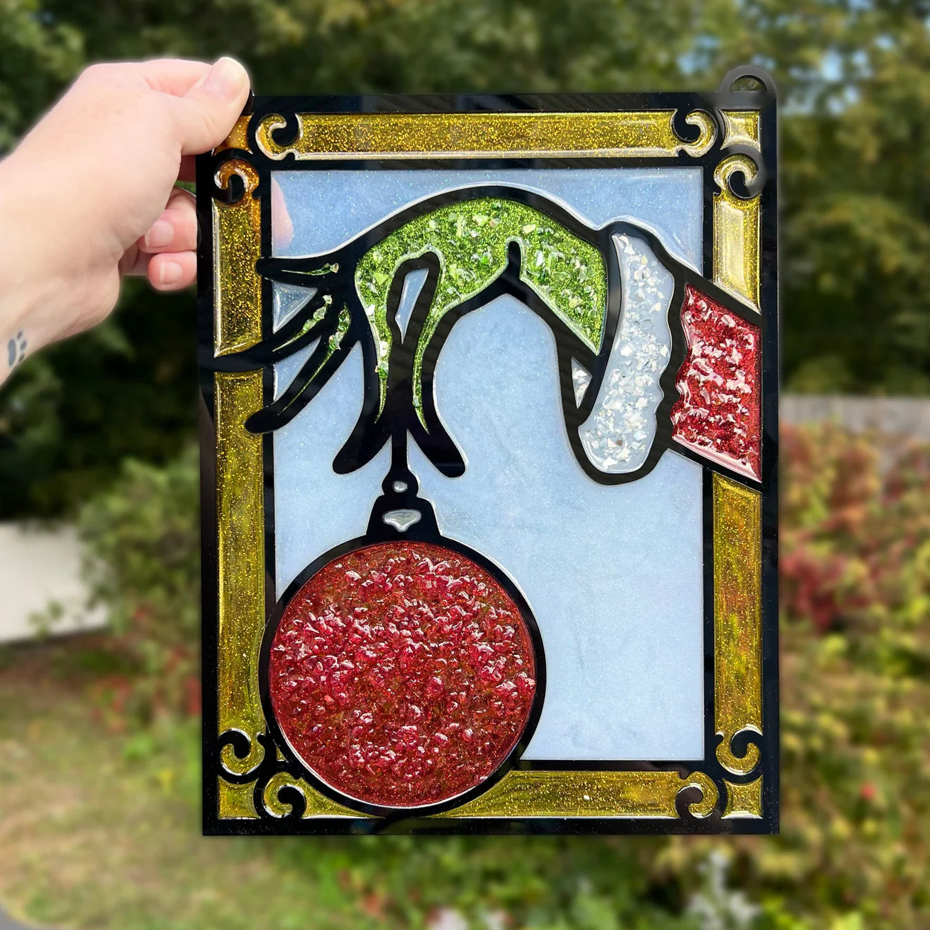 11/13/25 6:00pm Holiday Faux Stained Glass @ Sayville