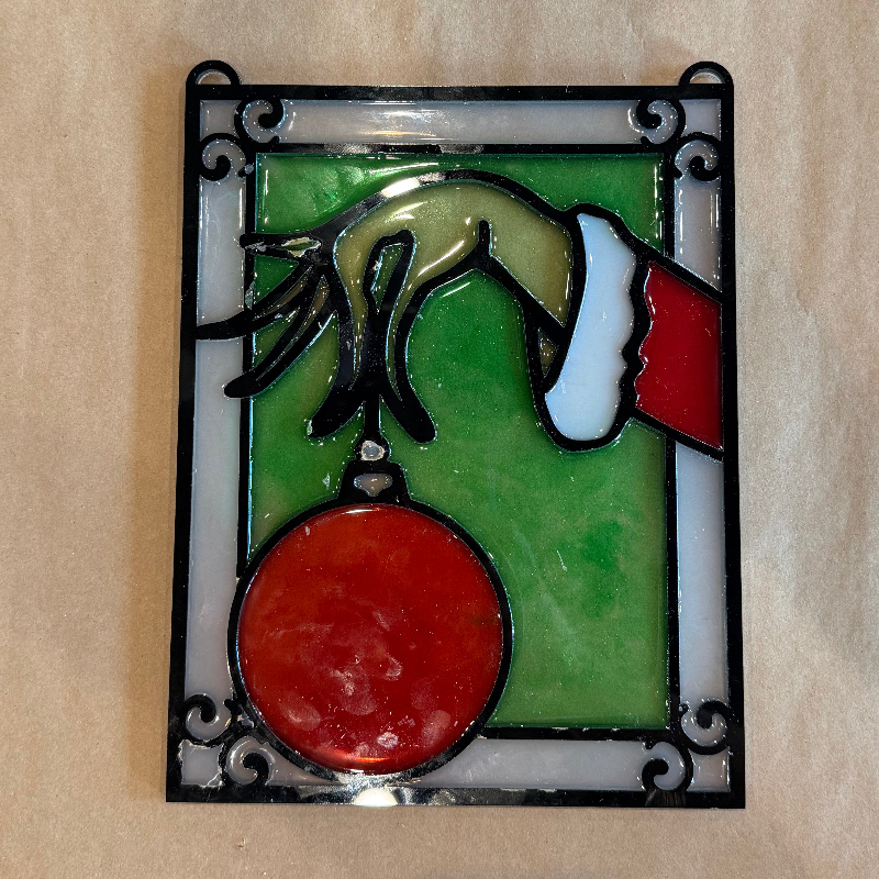 12/05/26 5:00pm Holiday & Classic Faux Stained Glass Suncatchers @ Ronkonkoma