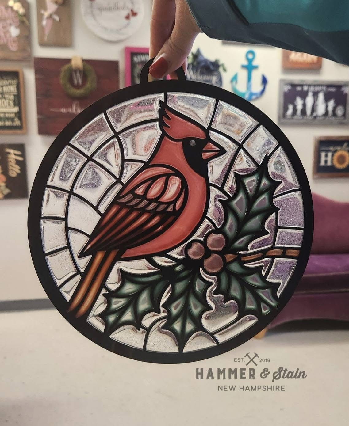 11/07/26 6:00pm Holiday & Classic Faux Stained Glass Suncatchers @ Ronkonkoma