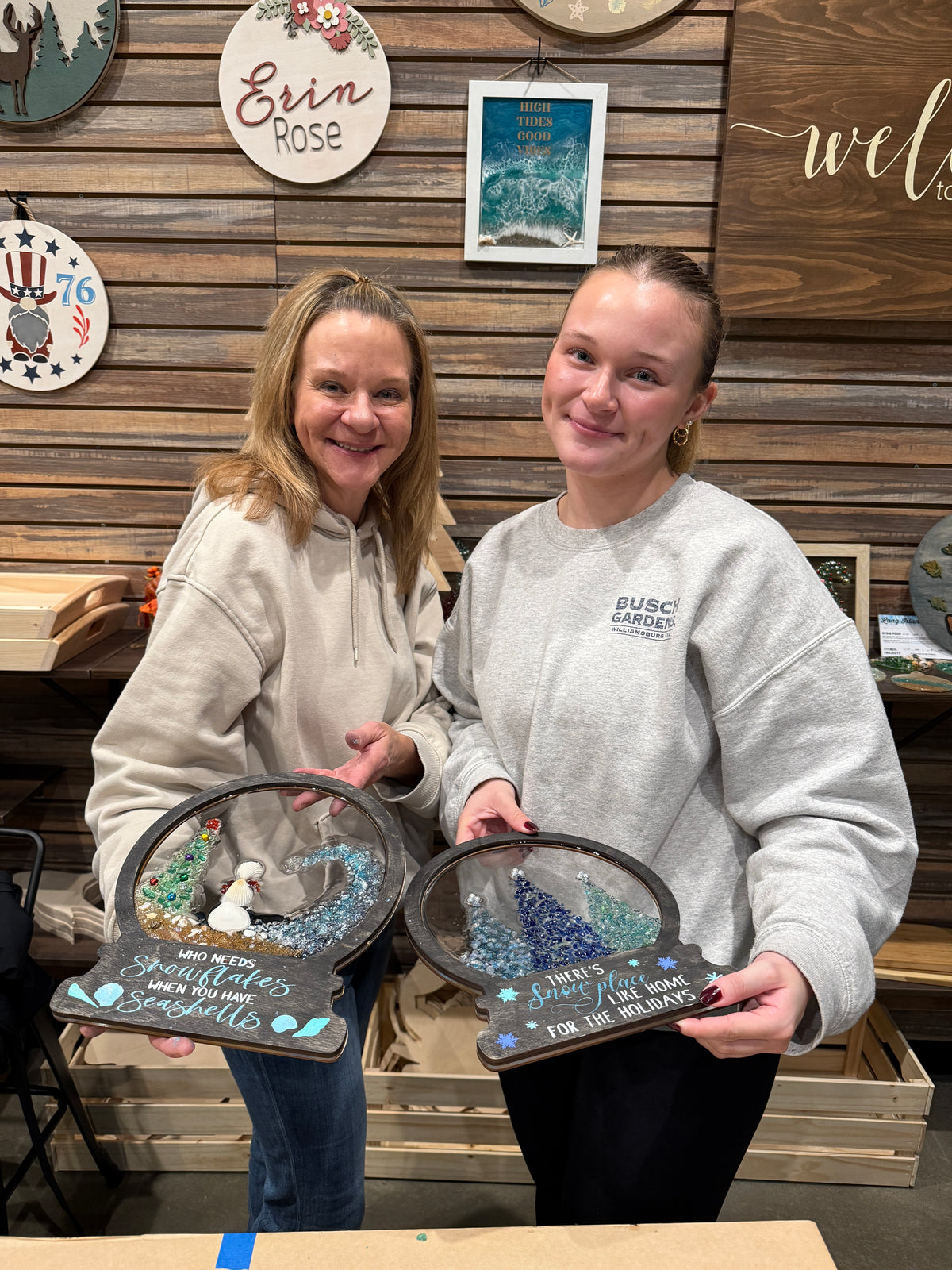 12/04/26 6:00pm Crushed Glass Snow Globes & Trees @ Ronkonkoma