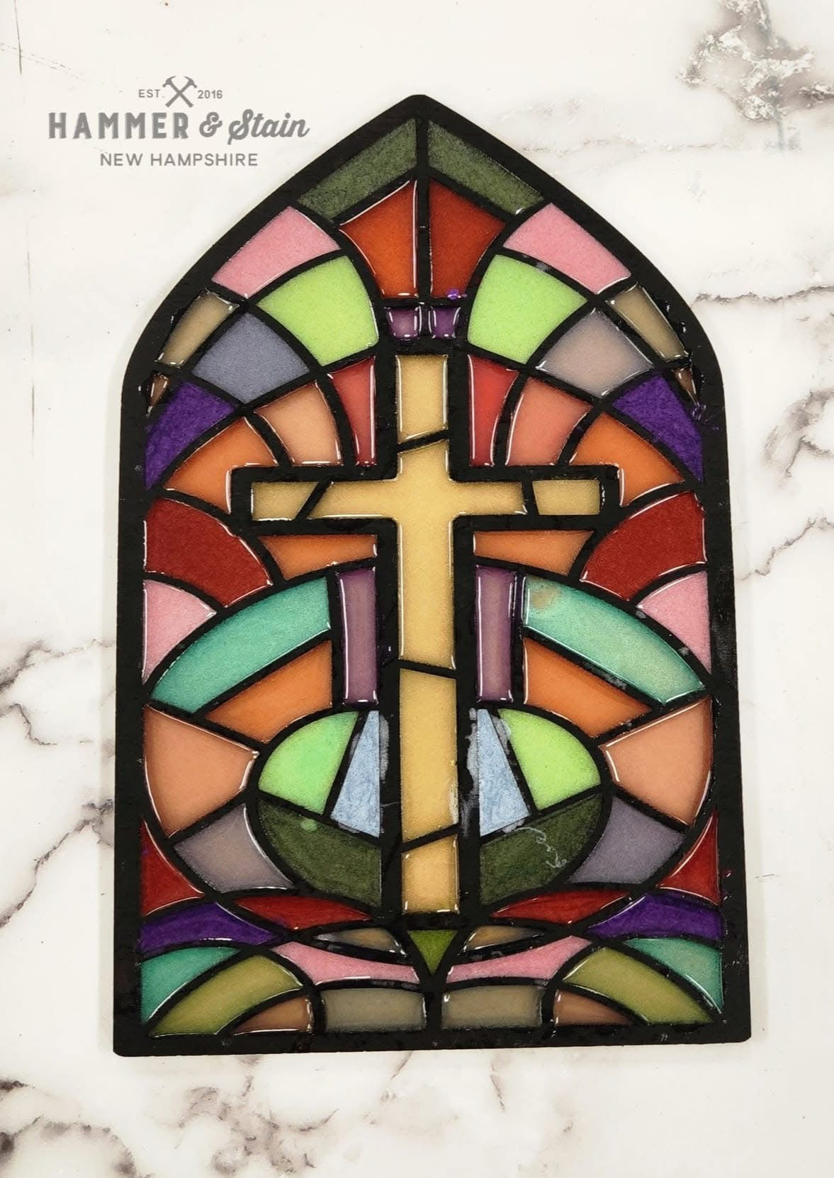 05/08/25 6:00pm Faux Stained Glass Workshop