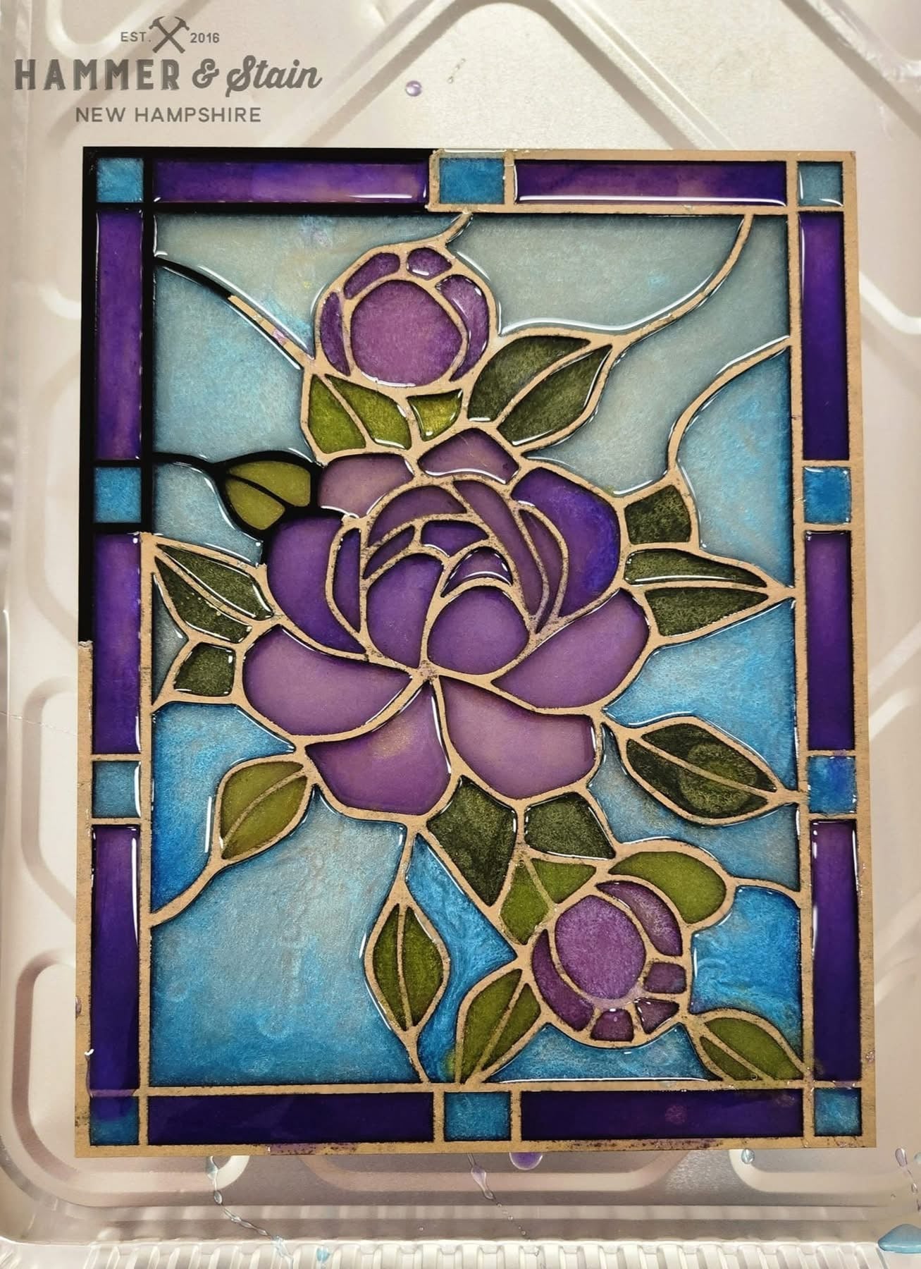 05/08/25 6:00pm Faux Stained Glass Workshop