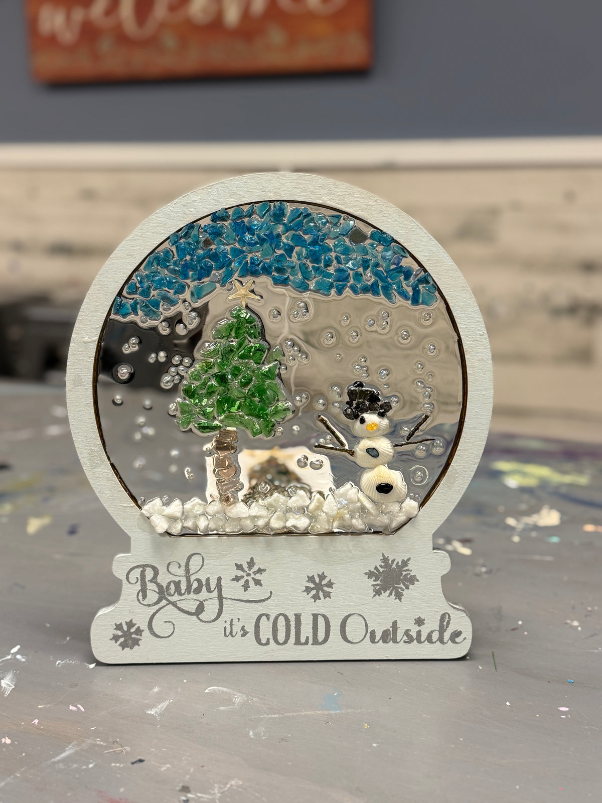 12/04/26 6:00pm Crushed Glass Snow Globes & Trees @ Ronkonkoma
