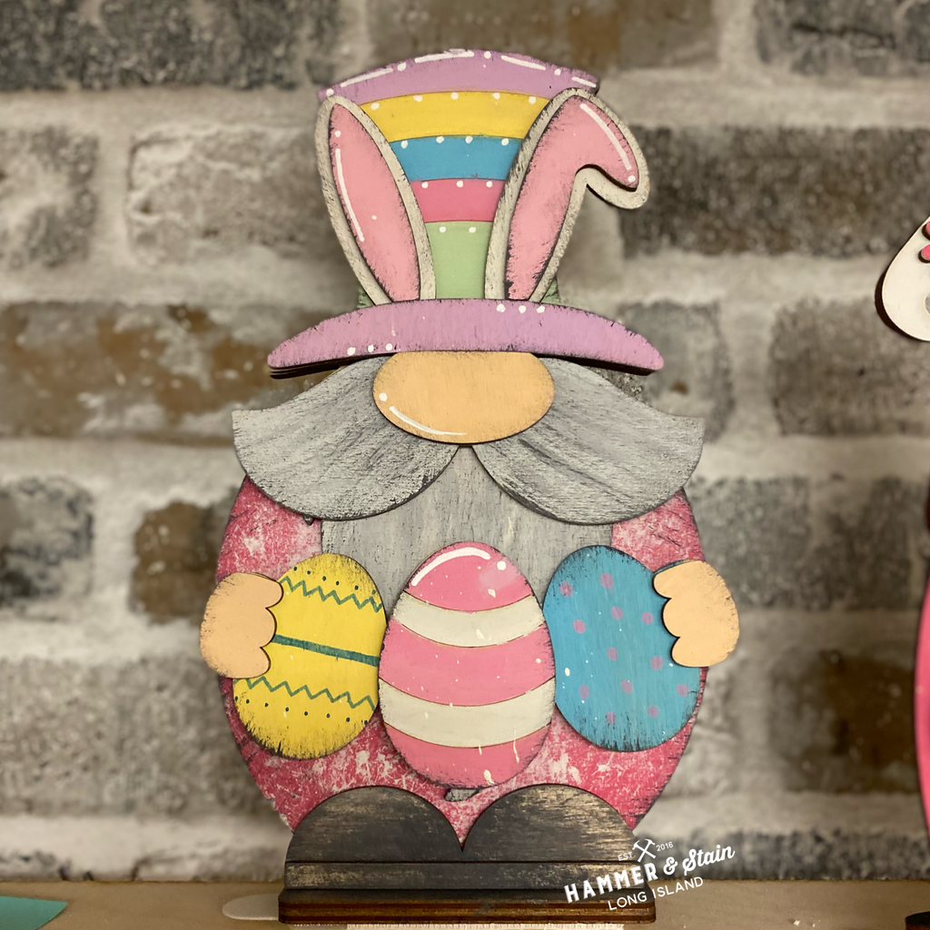 Easter Bunny 3D Gnome