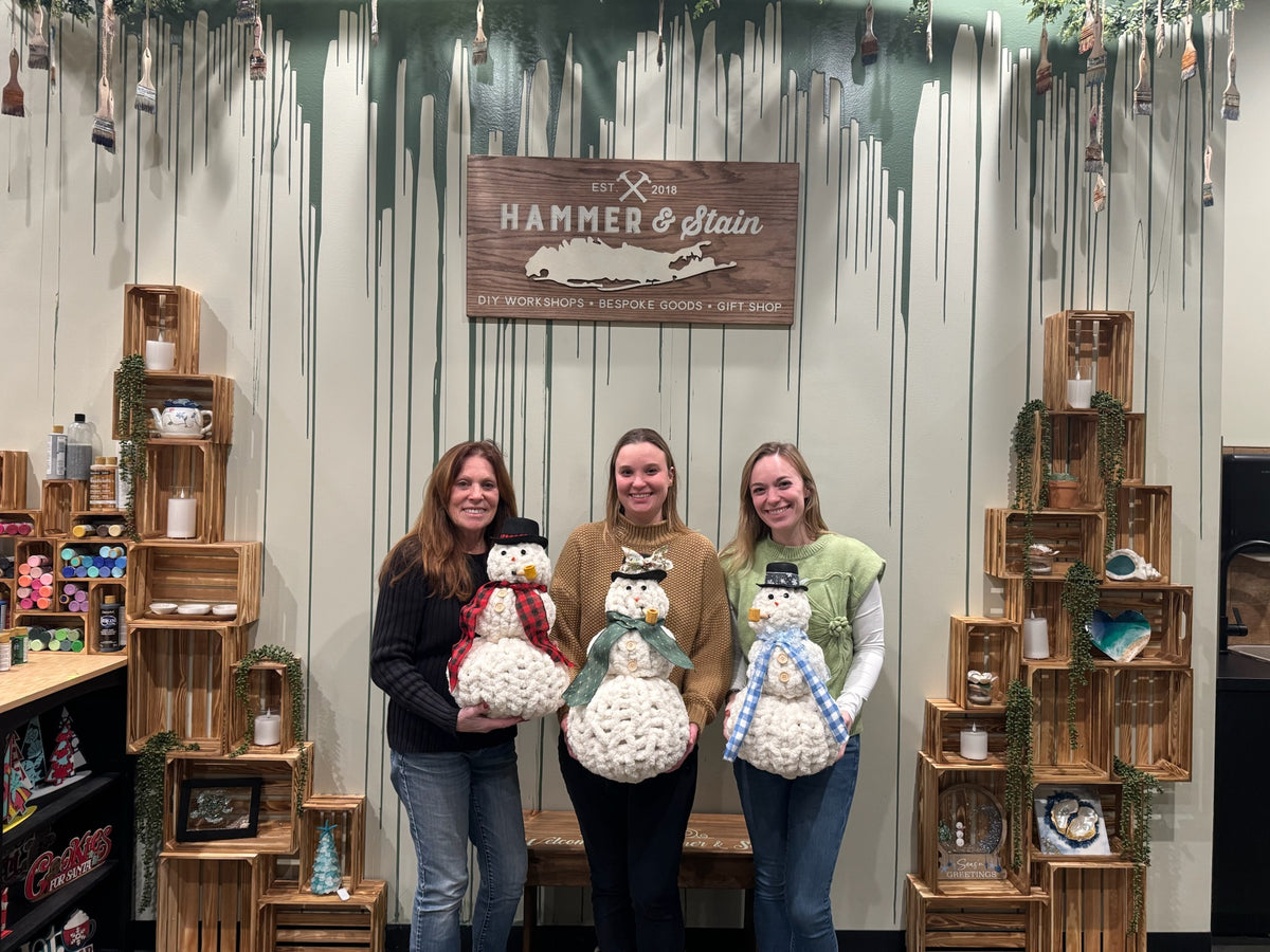 11/20/26 1:30pm Cozy Knit Snowman @ Ronkonkoma