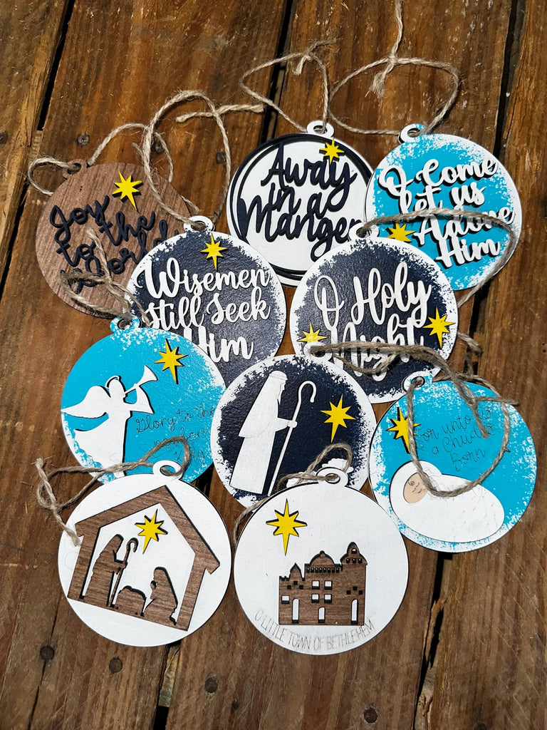 3D Ornaments Holy (Set of 10)
