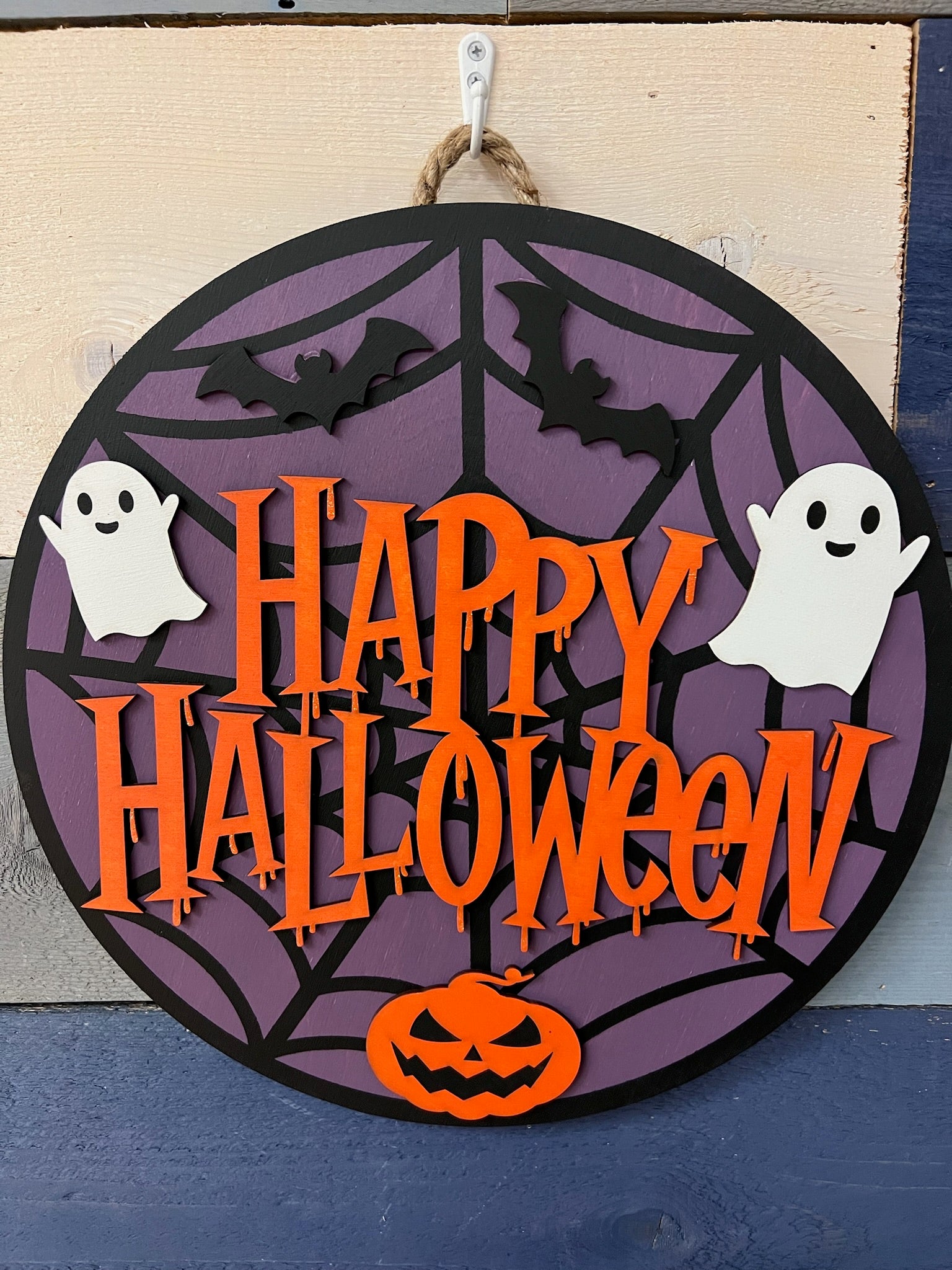 Happy Halloween 3D Doorhanger