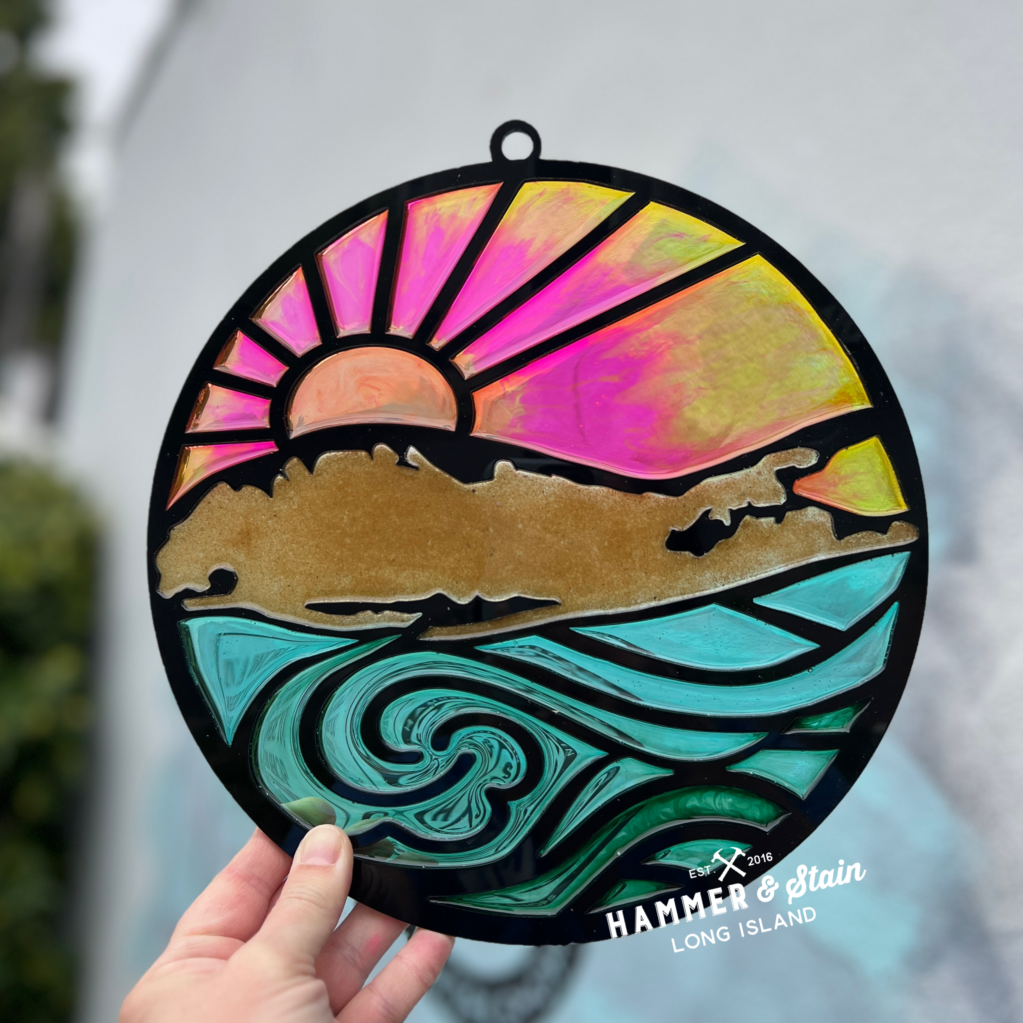 08/22/25 6:00pm Fall & Classic Faux Stained Glass Workshop