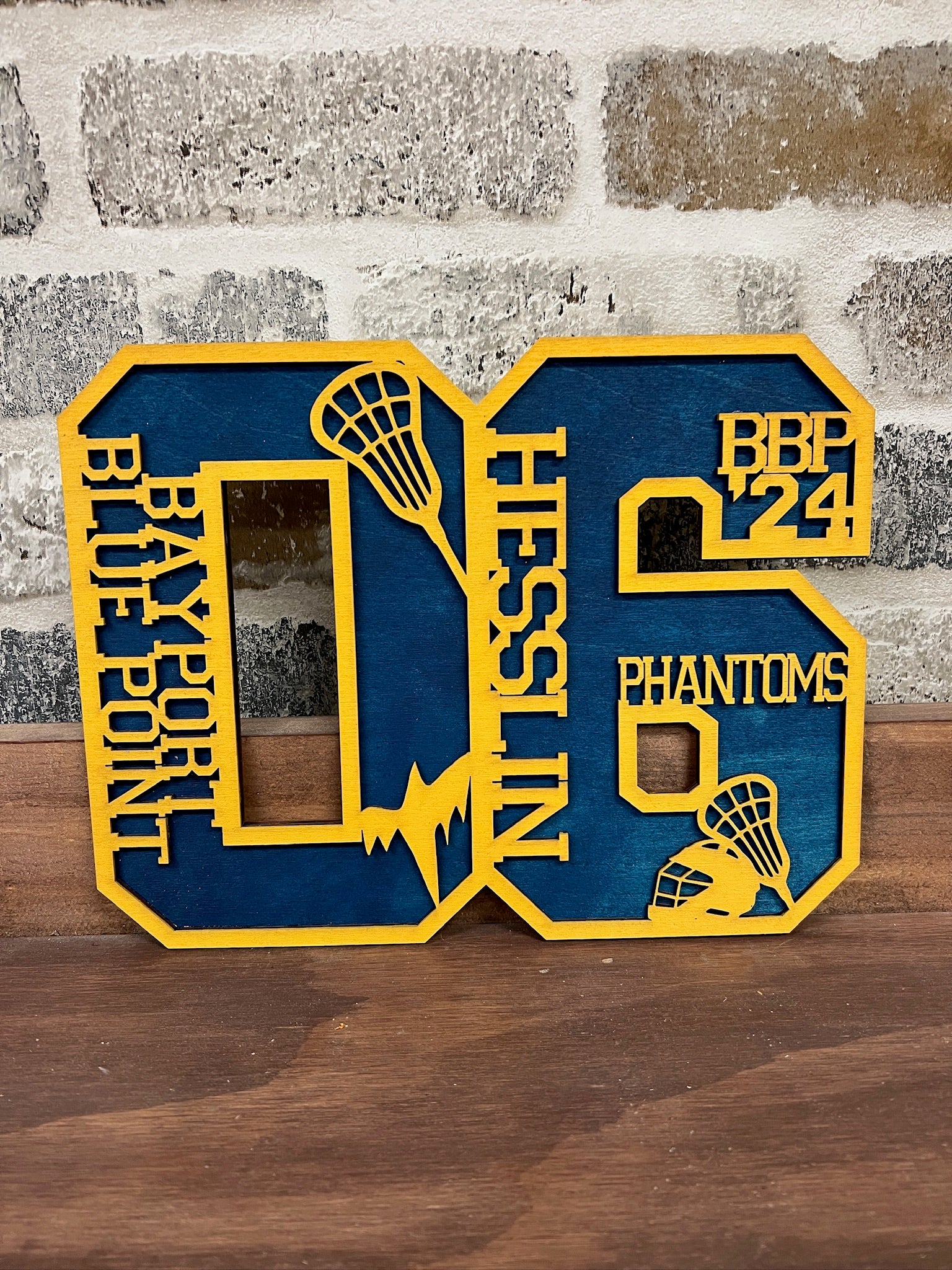 Sports Number Art – Hammer & Stain Long Island
