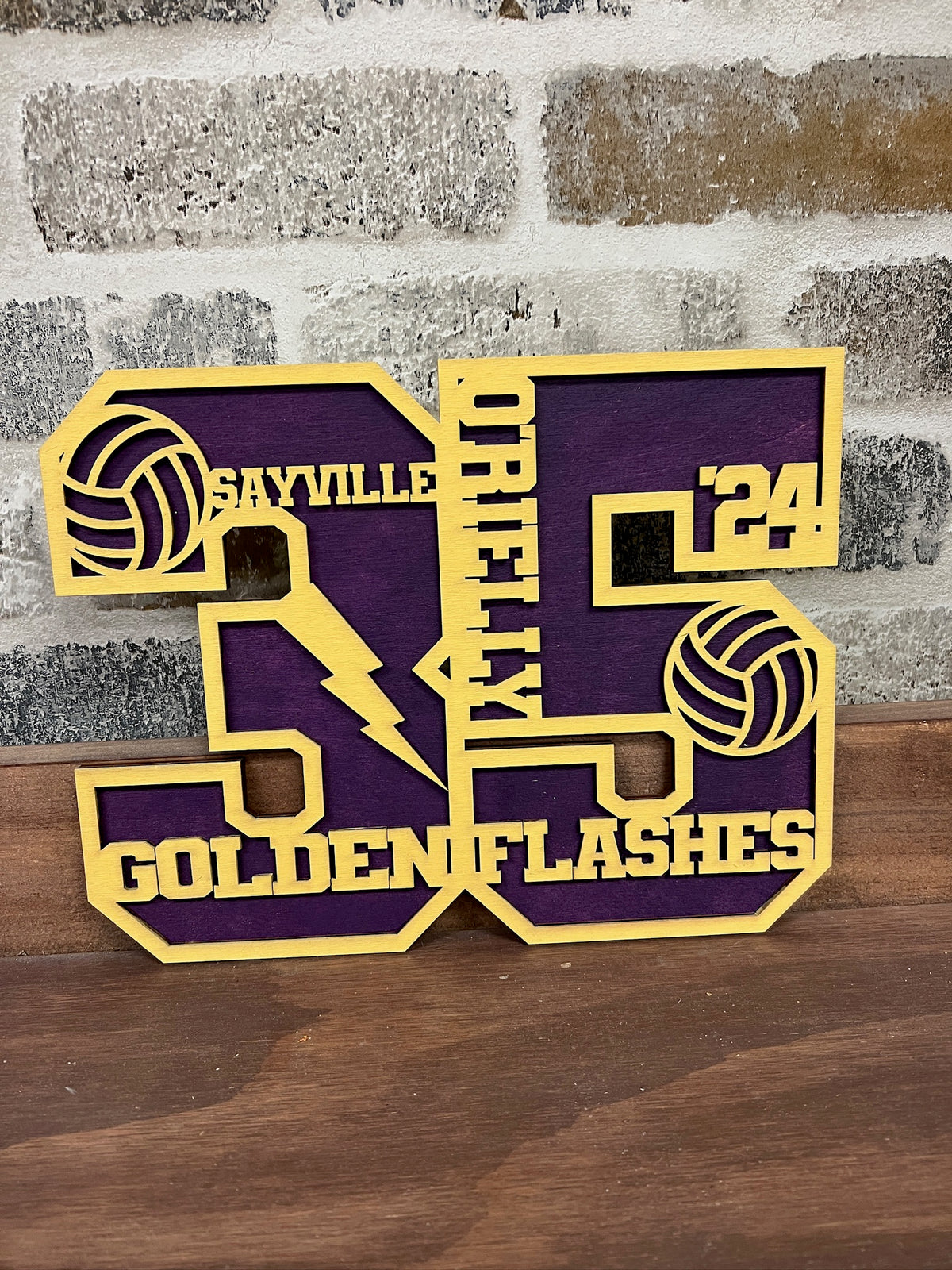 Sports Number Art – Hammer & Stain Long Island